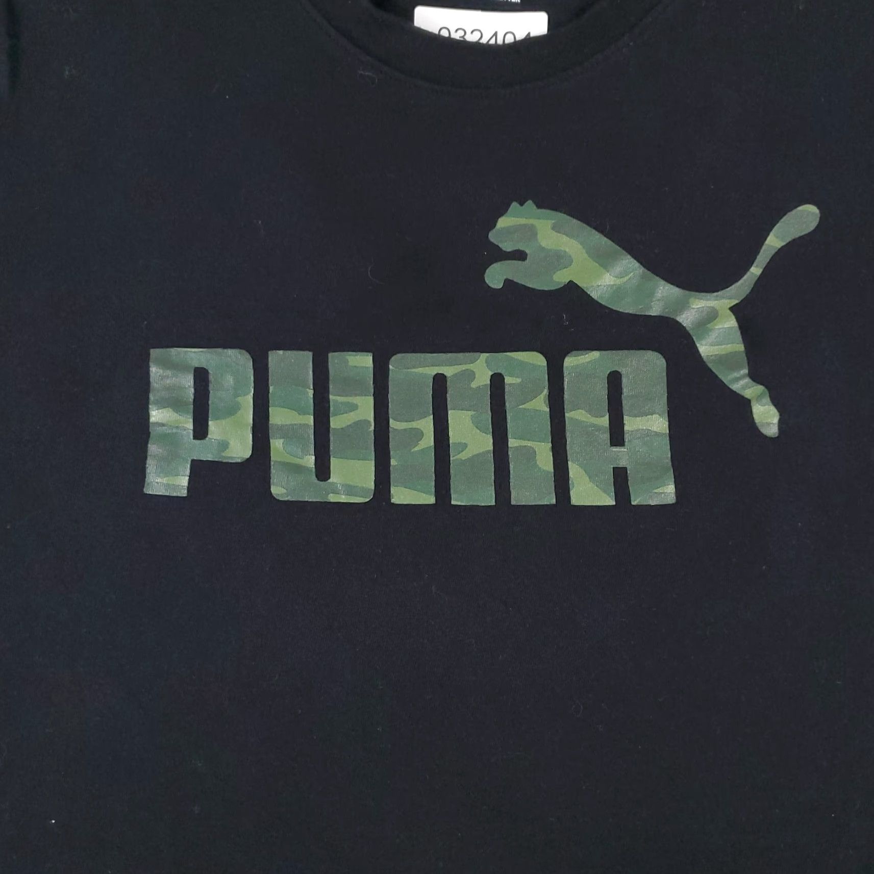 Puma PUMA T Shirt Mens Small Black Logo Short Sleeve Adult S Cotton Blend Crew Neck Unisex Sports Casual Modern All Seasons Mens Size US S / EU 44-46 / 1 - 2 Thumbnail