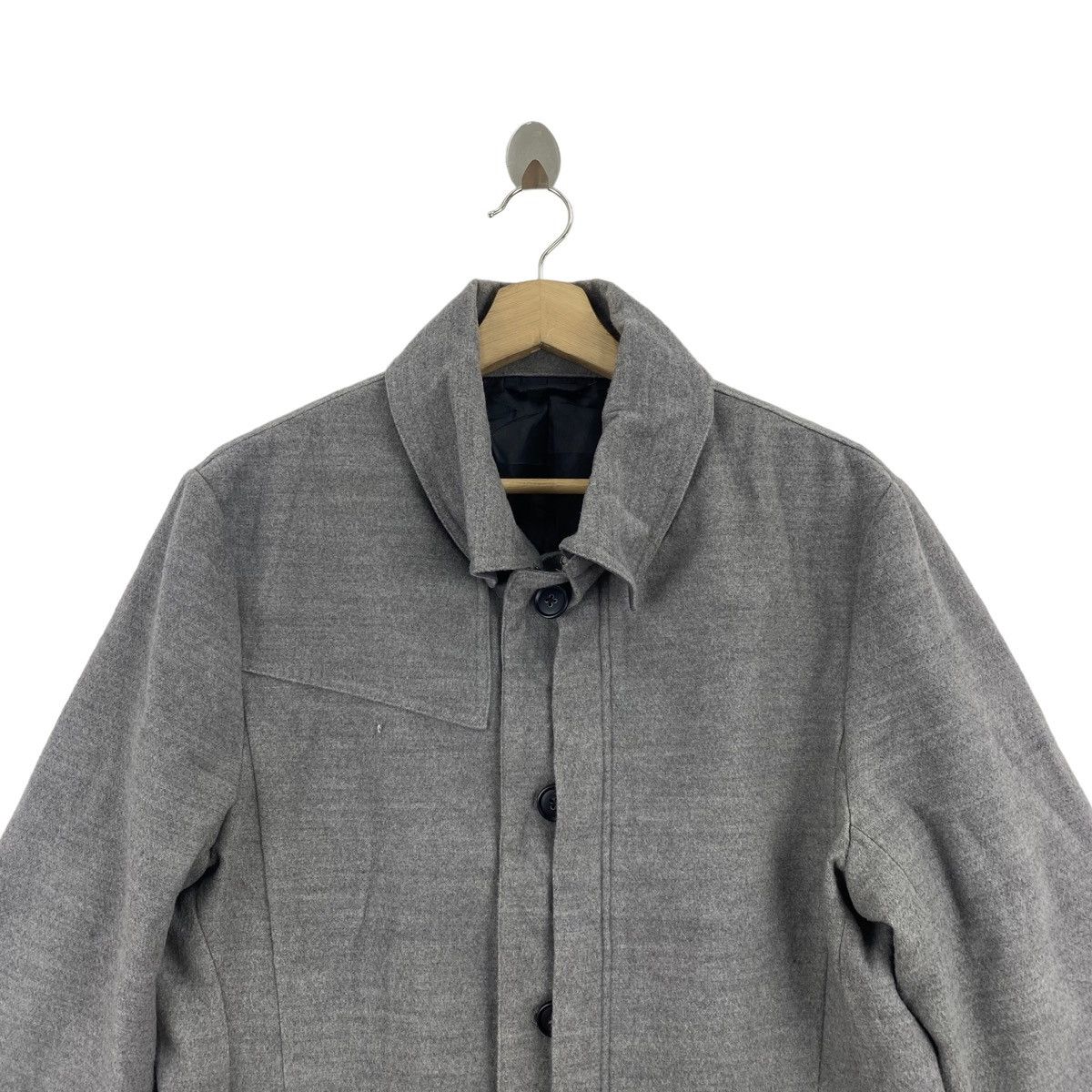 Japanese Brand × semanticdesign SEMANTIC DESIGN Punk Japanese Brand Grey Coat Size L / US 10 / IT 46 - 2 Thumbnail