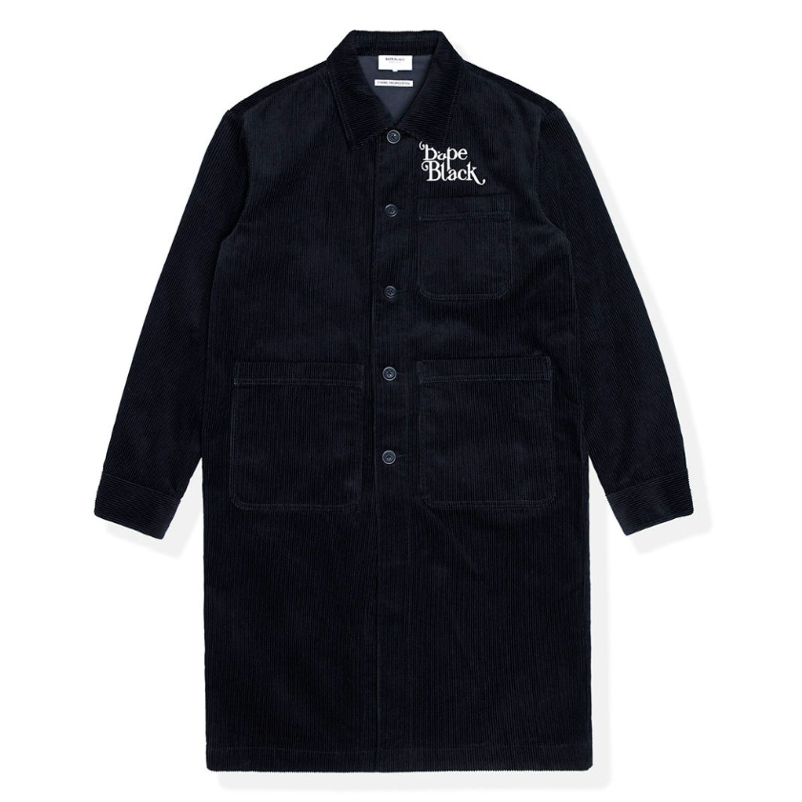 Bape BAPE Black Japan Corduroy Black Down Work Jacket Size Large Size US L / EU 52-54 / 3 - 12 Thumbnail