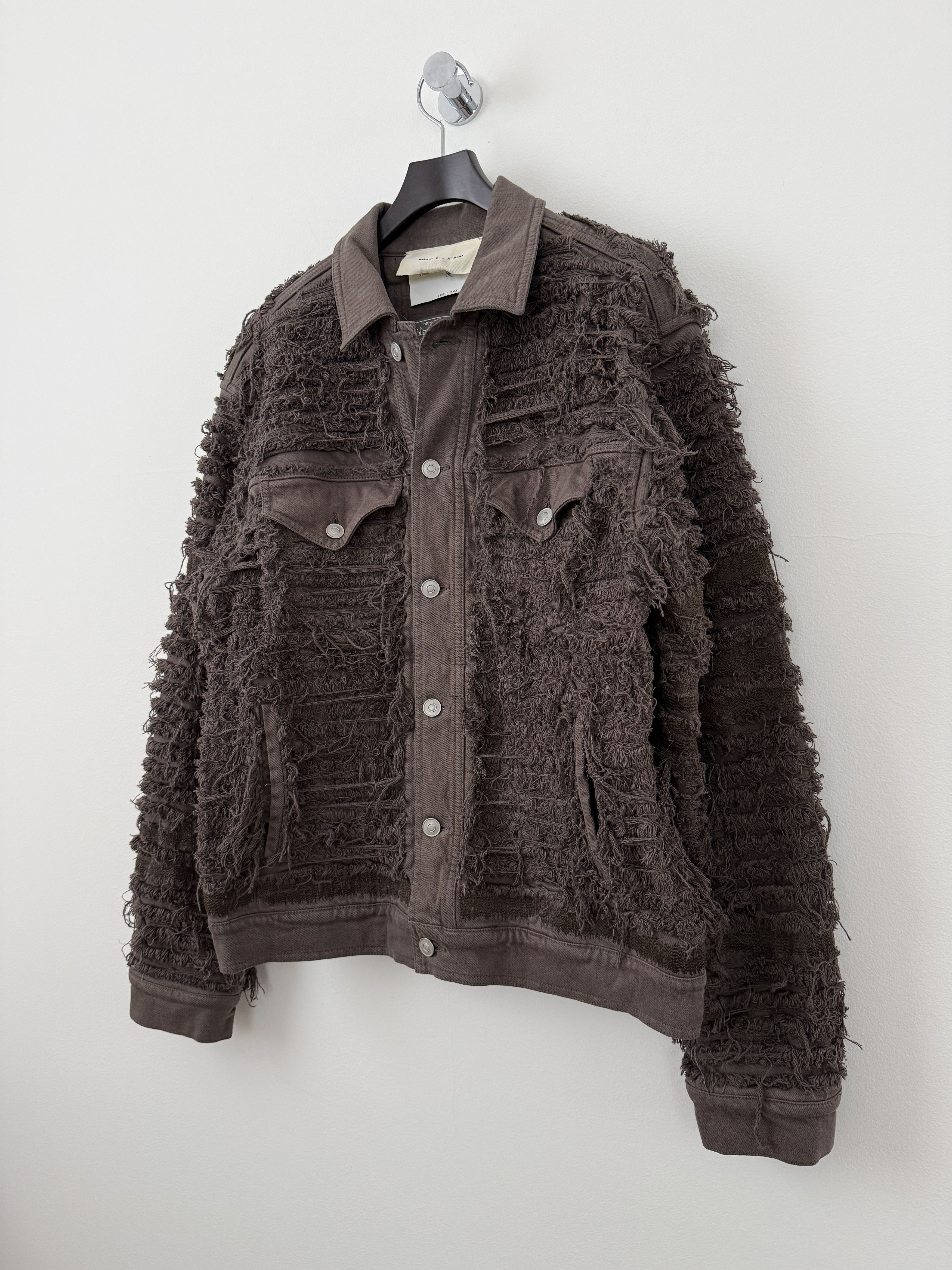 1017 ALYX 9SM × Blackmeans Distressed Denim Jacket Size US L / EU 52-54 / 3 - 4 Thumbnail