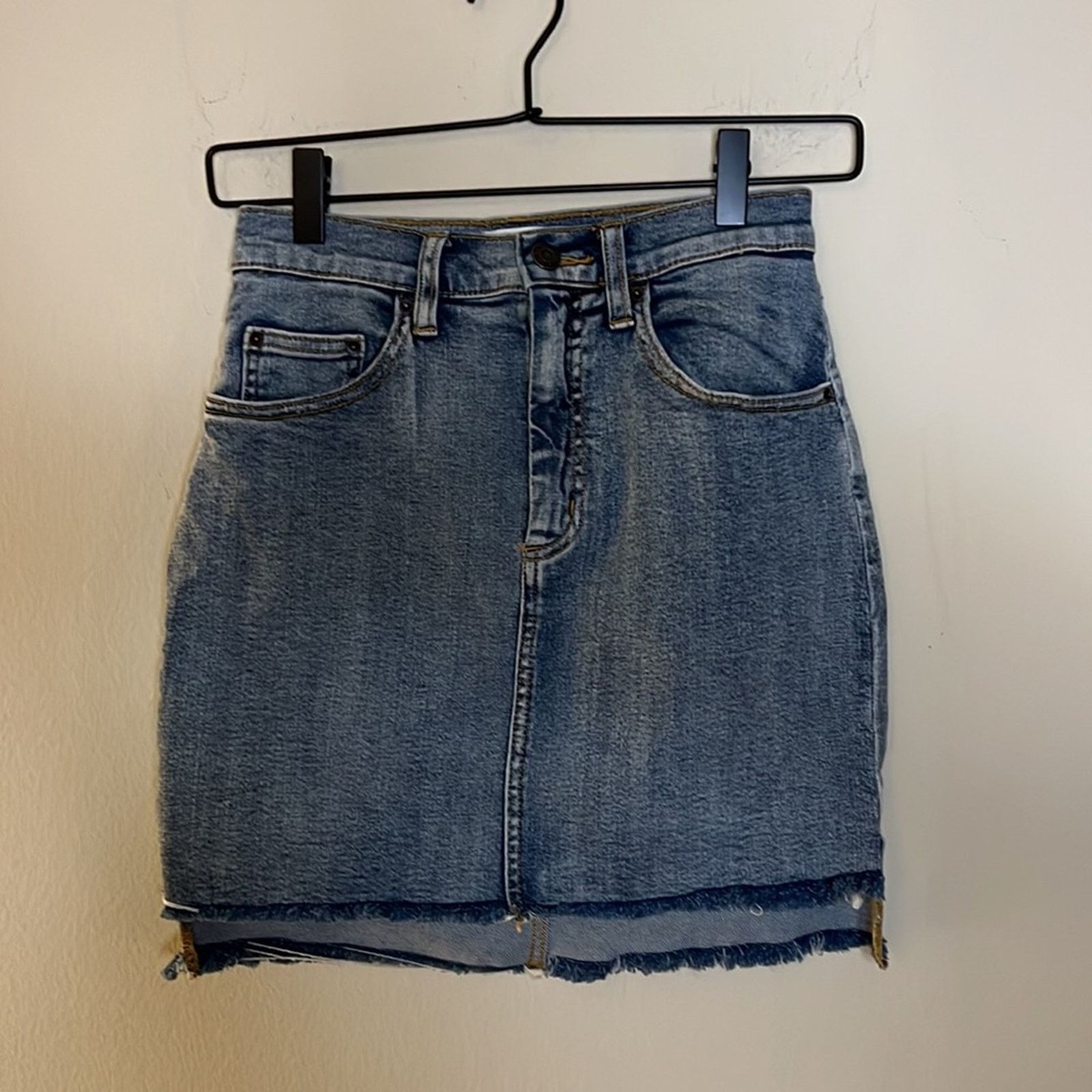 Aritzia Aritzia Wilfred Free Tanit Denim Skirt Size 2 Size 34" / US 12 / IT 48 - 4 Thumbnail