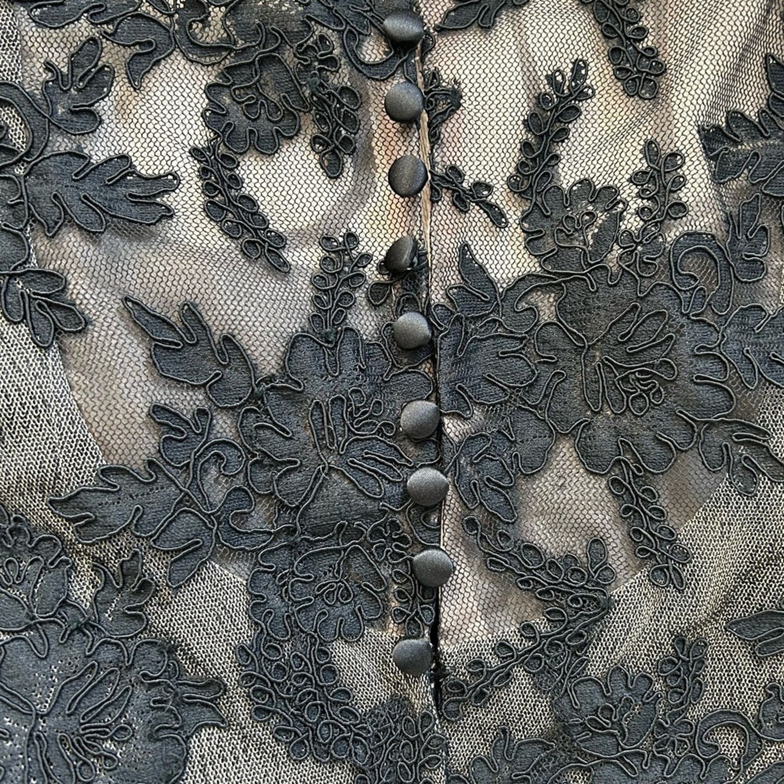 TAFT Rose Taft couture black lace women’s party dress size 10 Size L / US 10 / IT 46 - 4 Thumbnail