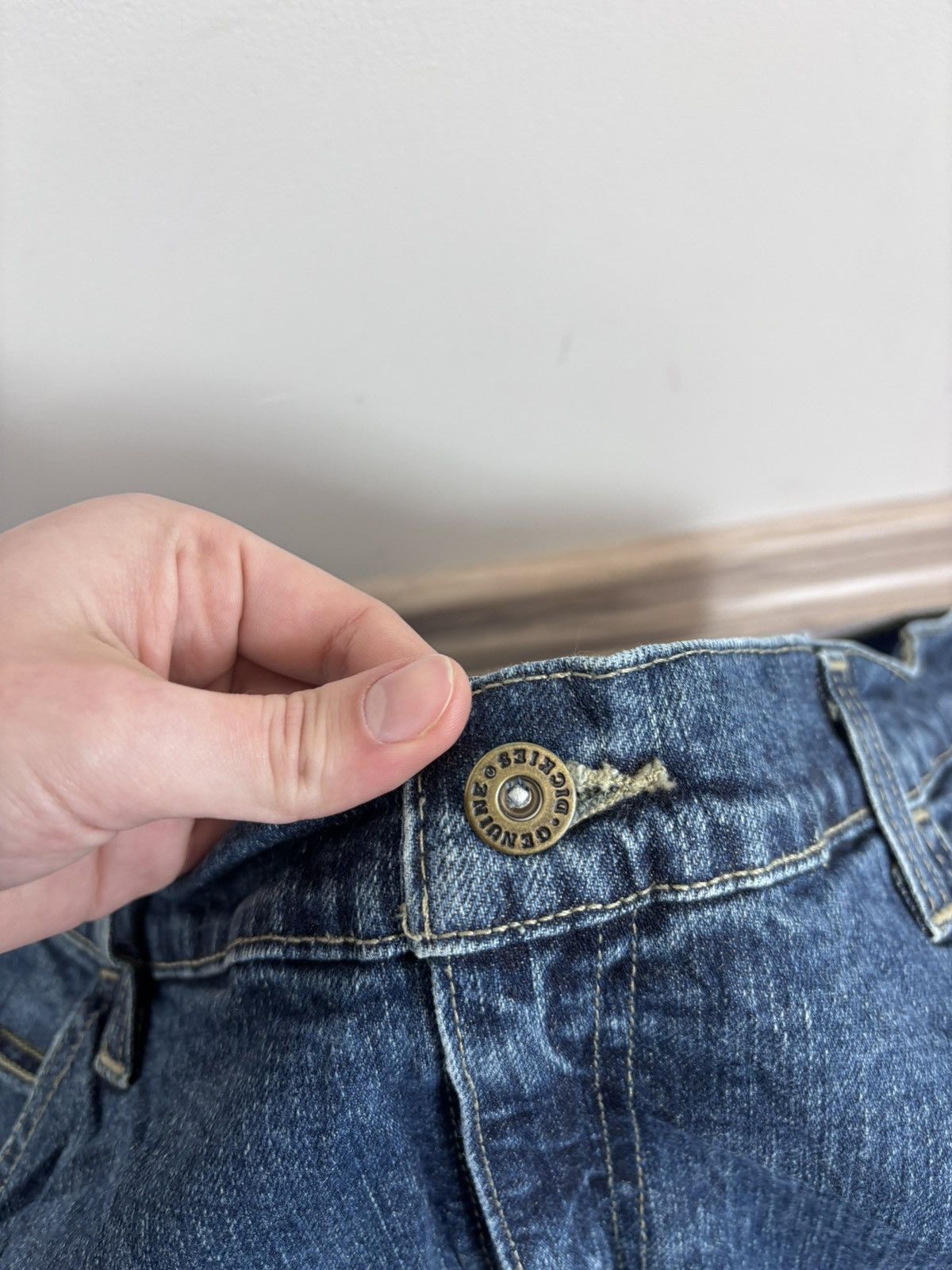 Dickies Dickies Y2K Hype Blue Carpenter Baggy Denim Jeans Size US 36 / EU 52 - 13 Thumbnail