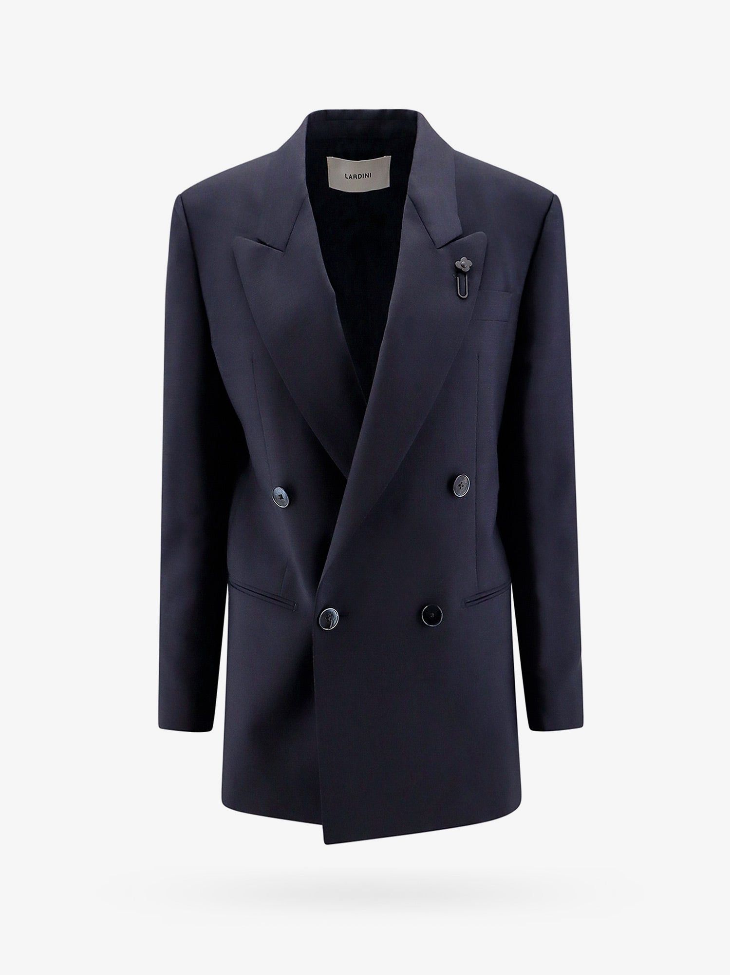 image of Lardini Blazer Woman Blue Blazers E Vests, Women's (Size Large)