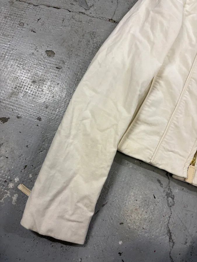 Gucci 2000s Gucci Beige Lady Cotton Jacket Size M / US 6-8 / IT 42-44 - 6 Thumbnail