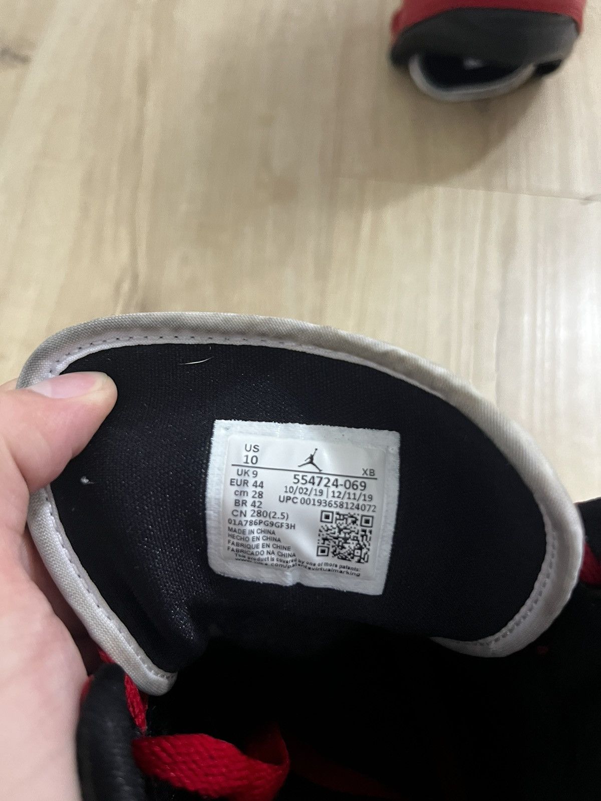 Jordan Brand × Nike CHICAGO BLACK TOE MID Size US 10 / EU 43 - 6 Thumbnail