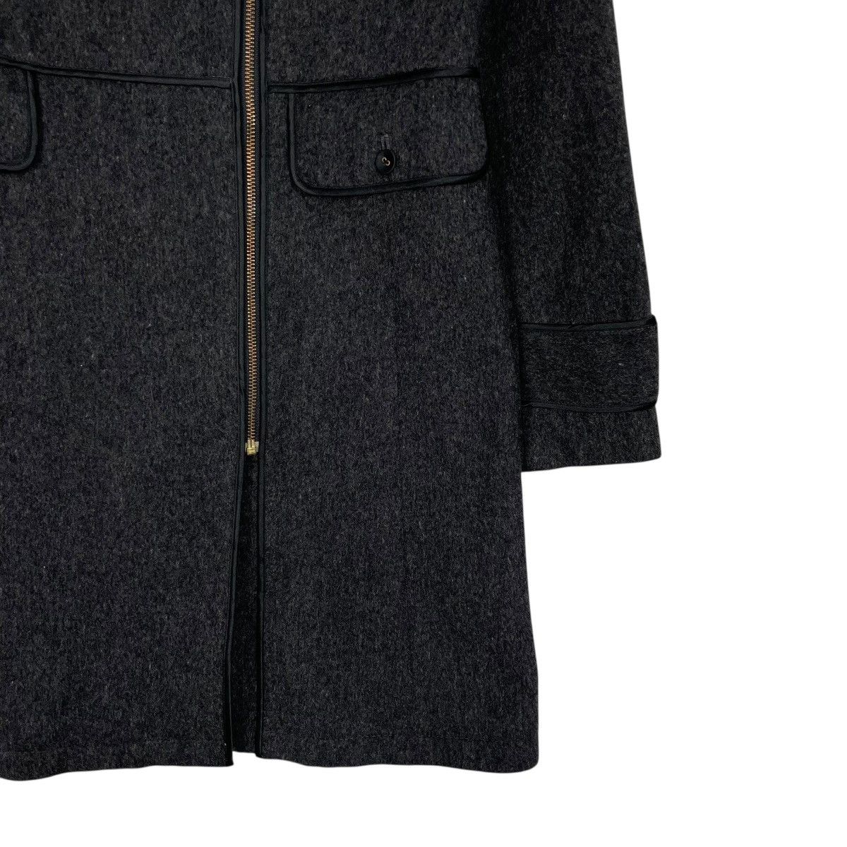 Beams Japan Ray Beams Women Black Zipper Coat Size S / US 4 / IT 40 - 5 Thumbnail