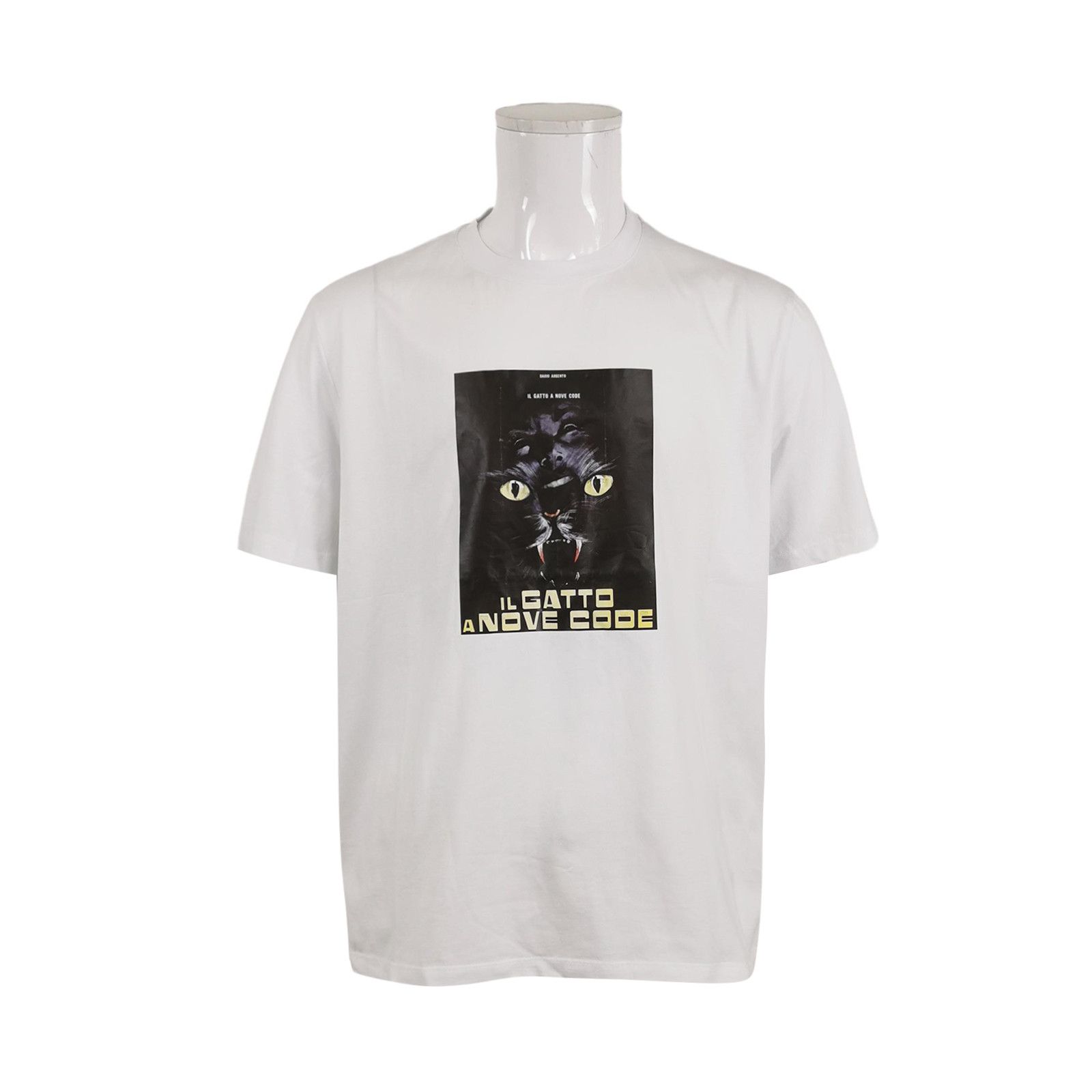MSGM MSGM x Dario Argento Cat Print T-Shirt XL Size US XL / EU 56 / 4 - 1 Thumbnail