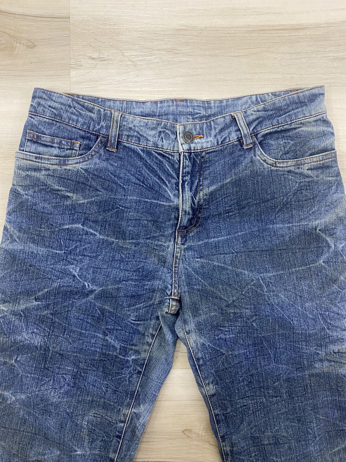 Hysteric Glamour × If Six Was Nine × Le Grande Bleu (L.G.B.) Joky Gal Flared Distressed Jeans Size US 32 / EU 48 - 4 Thumbnail