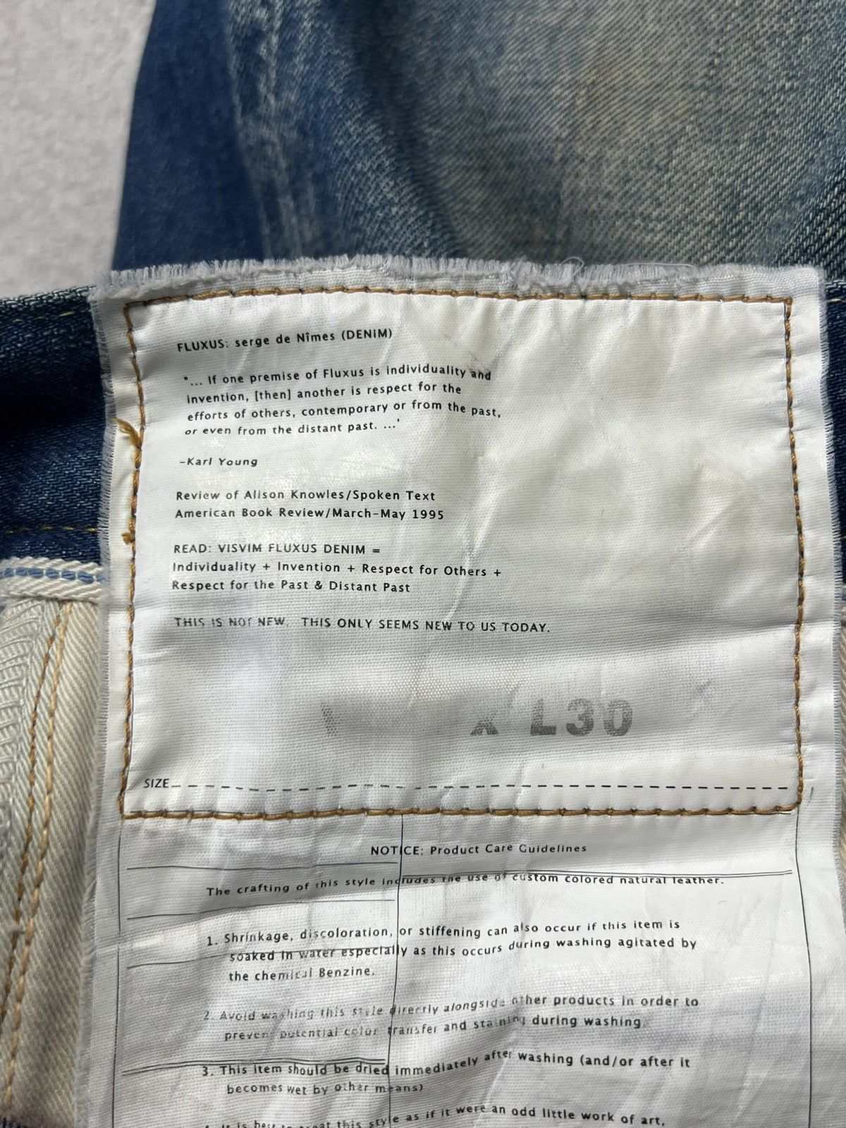 Japanese Brand × Visvim Visvim 01D5 Social Sculptrue Snake Python Patch Size US 32 / EU 48 - 7 Thumbnail