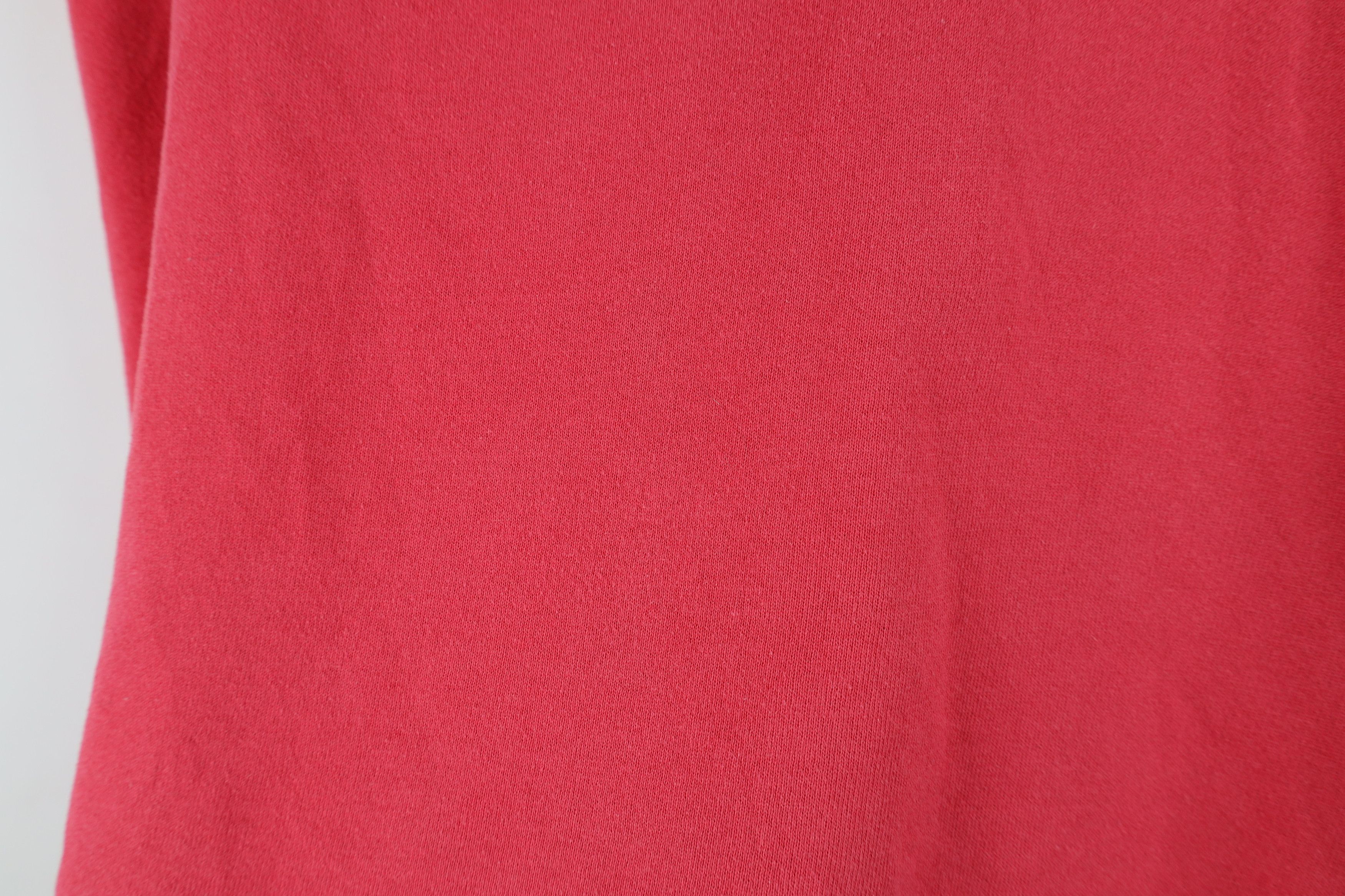 Vintage Vintage 90s Streetwear Blank Crewneck Sweatshirt Pink USA Size 3XL / US 20-22 - 7 Thumbnail