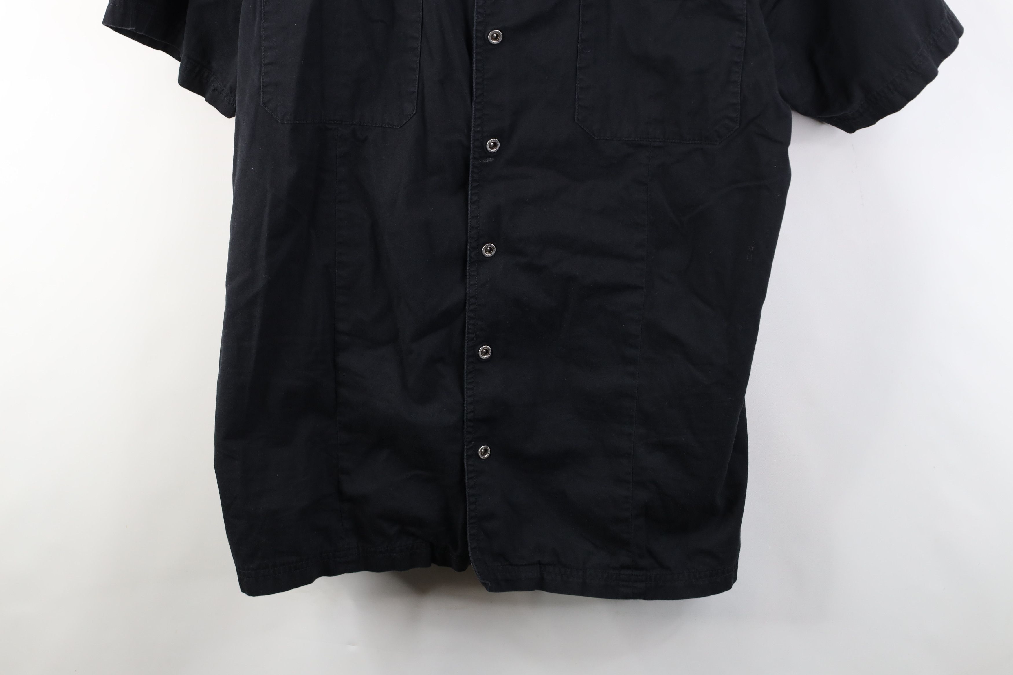 Harley Davidson Vintage Harley Davidson Spell Skull Mechanic Button Shirt Size US XXL / EU 58 / 5 - 3 Thumbnail