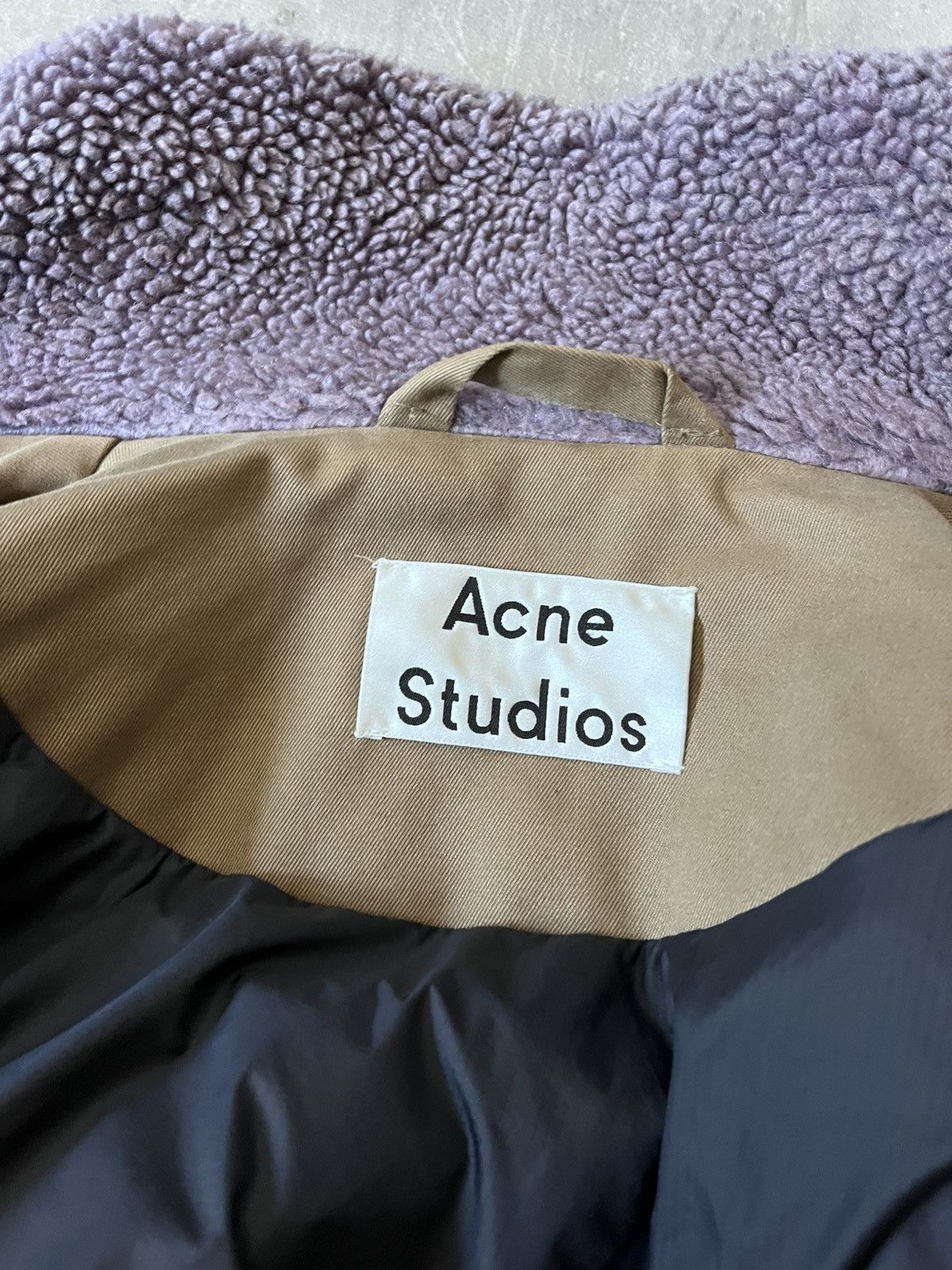 Acne Studios Acne Studios teddy fleece jacket purple Size US L / EU 52-54 / 3 - 9 Thumbnail