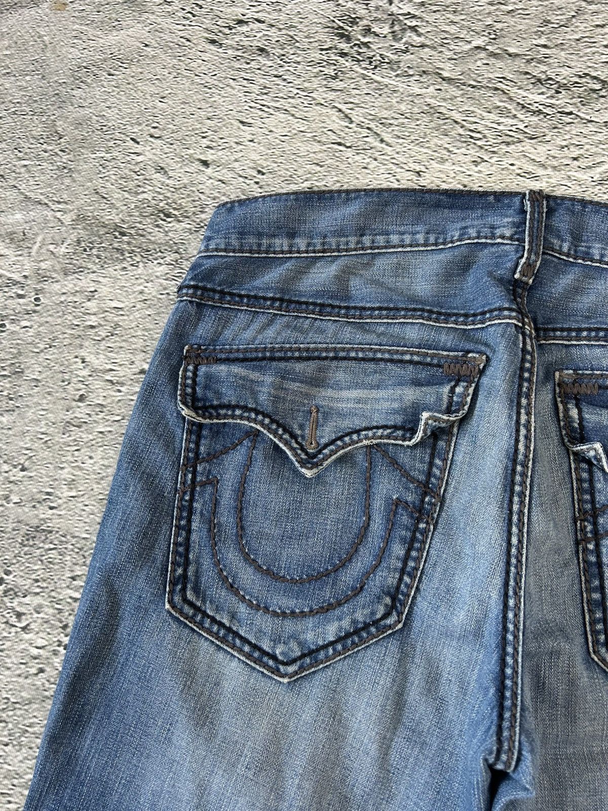 True Religion × Vintage True Religion vintage blue jeans Ricky thick stitching Y2K Size US 36 / EU 52 - 3 Thumbnail