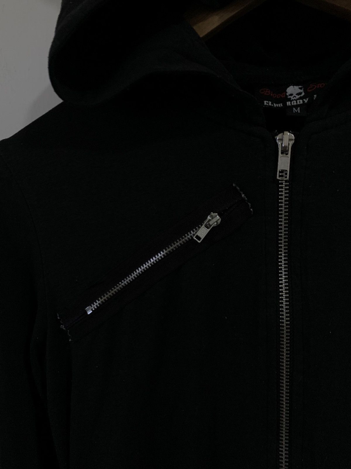 Japanese Brand Blood Storm Y2K Fetaher Crown Skull Hooded Size M / US 6-8 / IT 42-44 - 9 Thumbnail