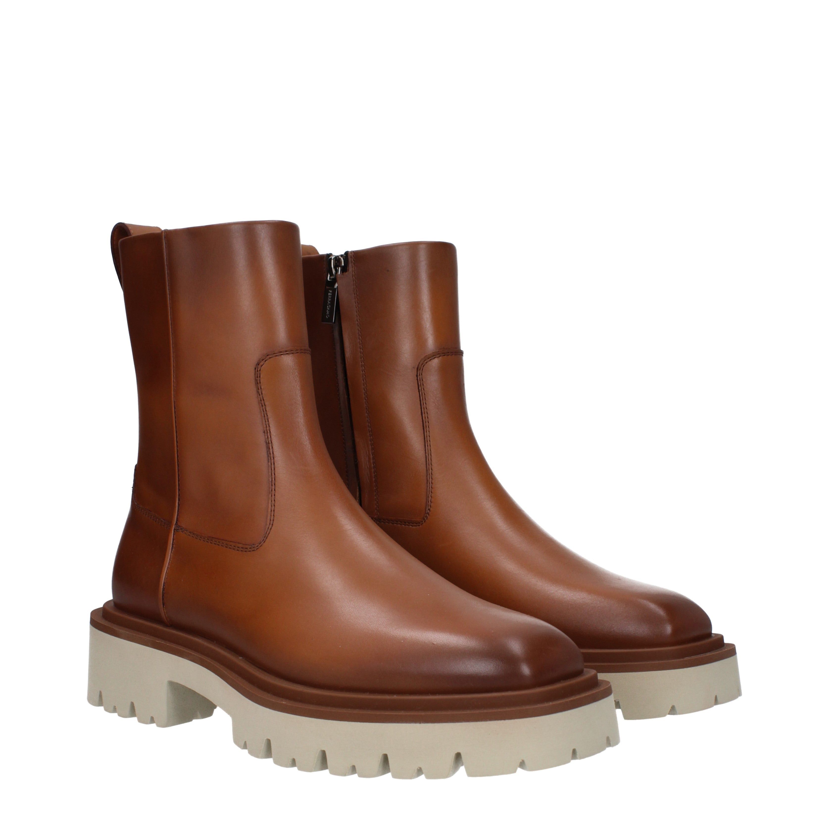 Salvatore Ferragamo Men's Boots in Leather Size US 7.5 / EU 40-41 - 1 Thumbnail