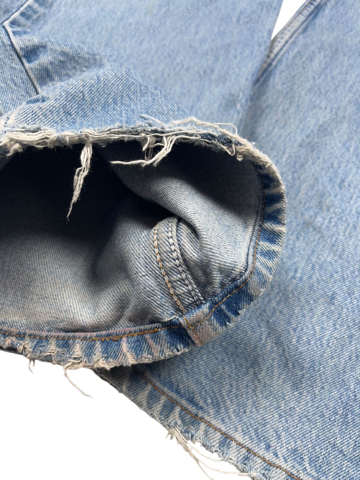 Levi's × Vintage Vintage Levi’s 503 Distressed Jeans 34x34 Size US 34 / EU 50 - 4 Thumbnail