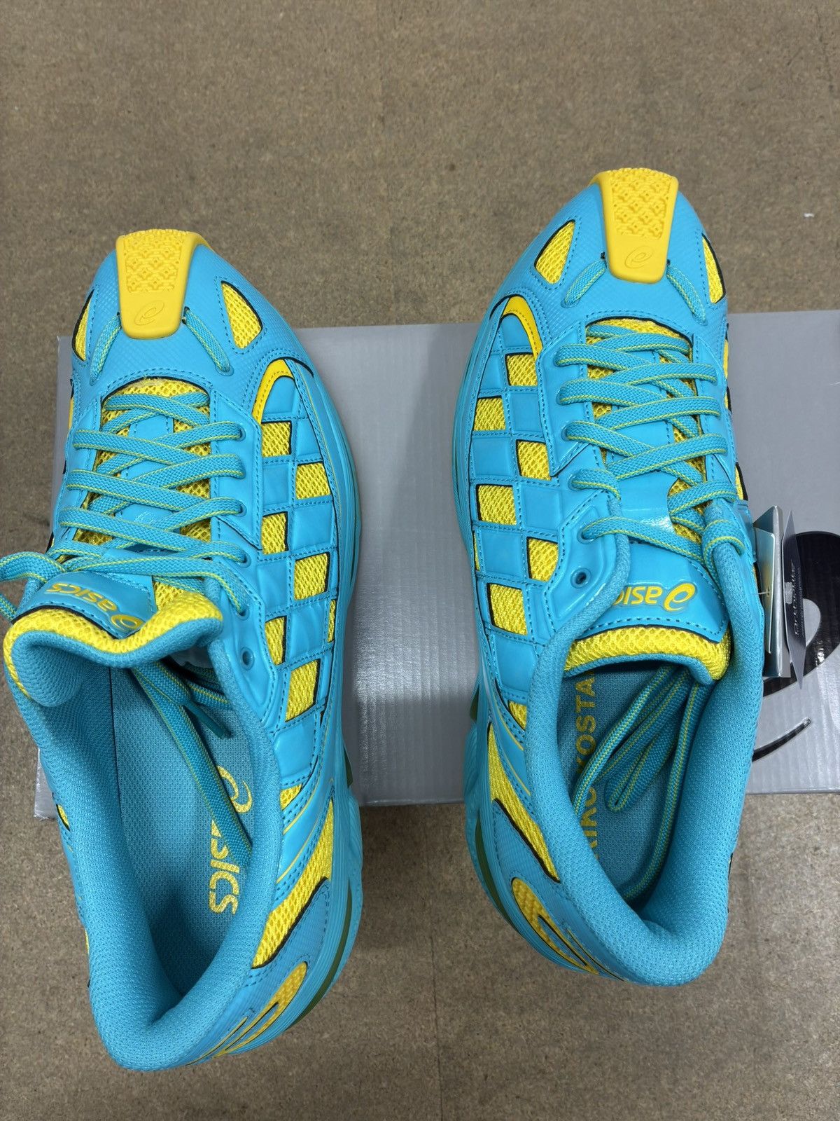 Asics × Kiko Kostadinov ASICS KIKO KOSTADINOV GEL KIRIL ICE MINT VIBRANT YELLOW BLUE Size US 10.5 / EU 43-44 - 9 Thumbnail