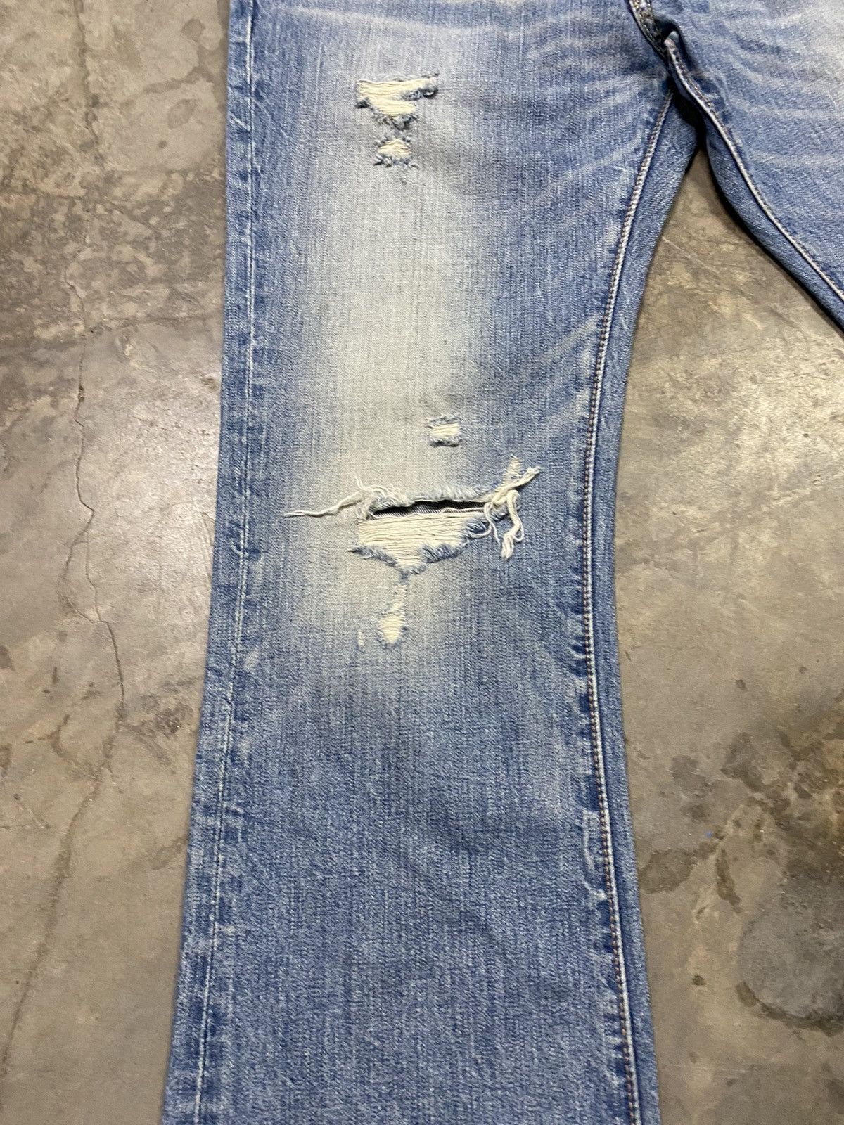 Abercrombie & Fitch Flare Jeans Abercrombie Baxter Distressed Boot Cut Size US 32 / EU 48 - 7 Thumbnail