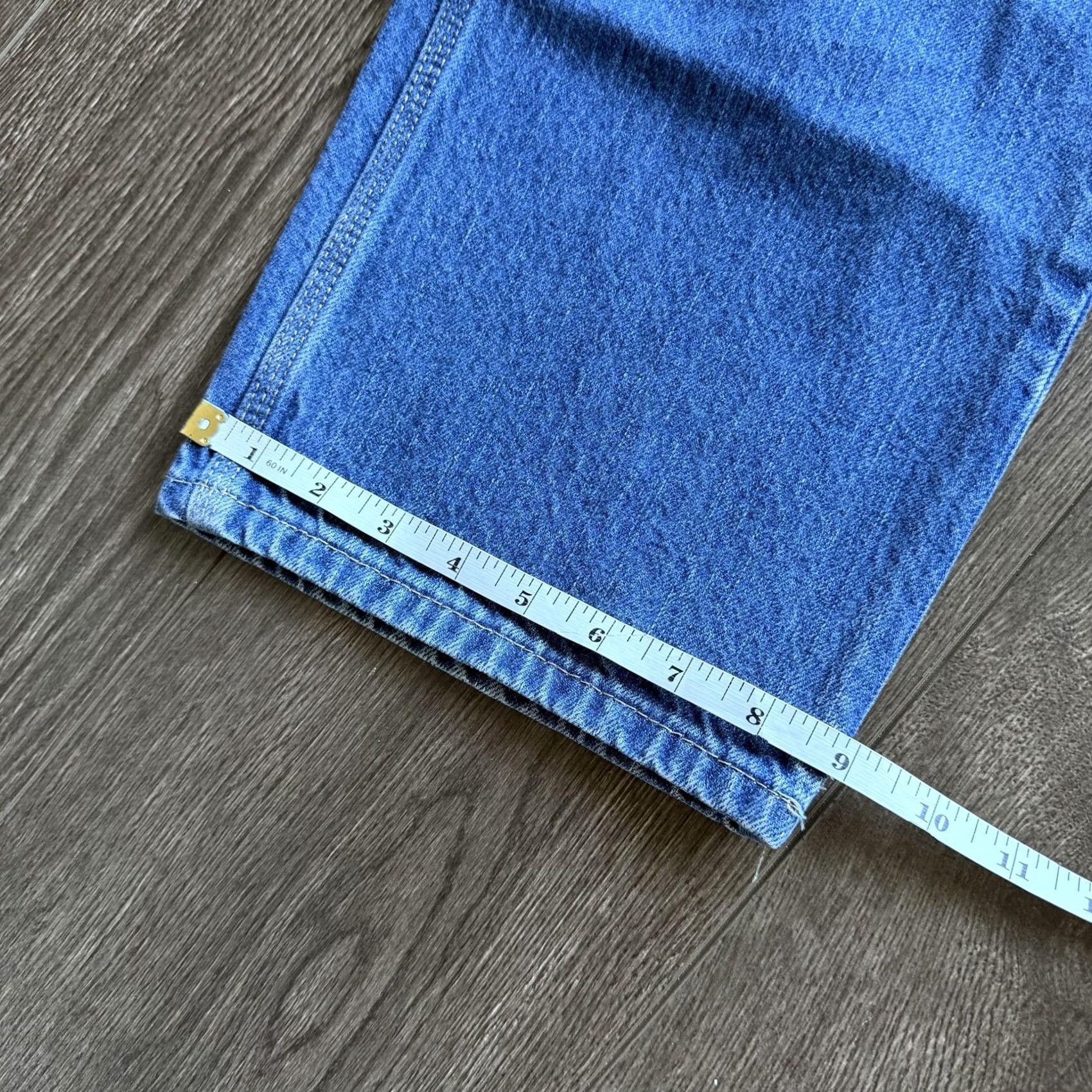 Dickies Dickies Jeans Baggy Y2K Carpenter 36x30 Blue Medium Wash Relaxed Denim Workwear Mens Regular Straight Fit Hats? Size US 36 / EU 52 - 8 Thumbnail