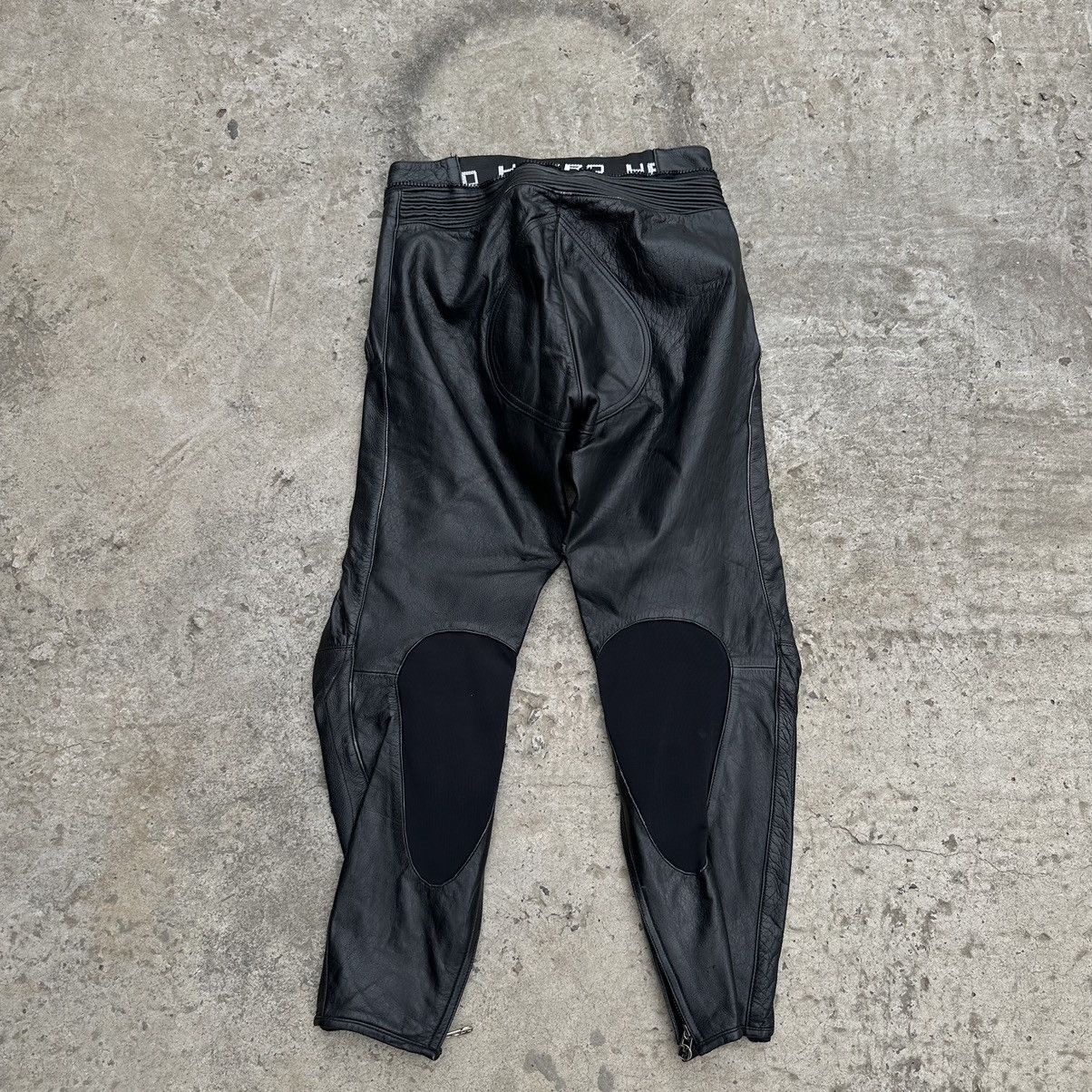 Leather × Vintage Vintage Moto Leather Pants Size 34 Style USA 00s Size US 34 / EU 50 - 2 Thumbnail