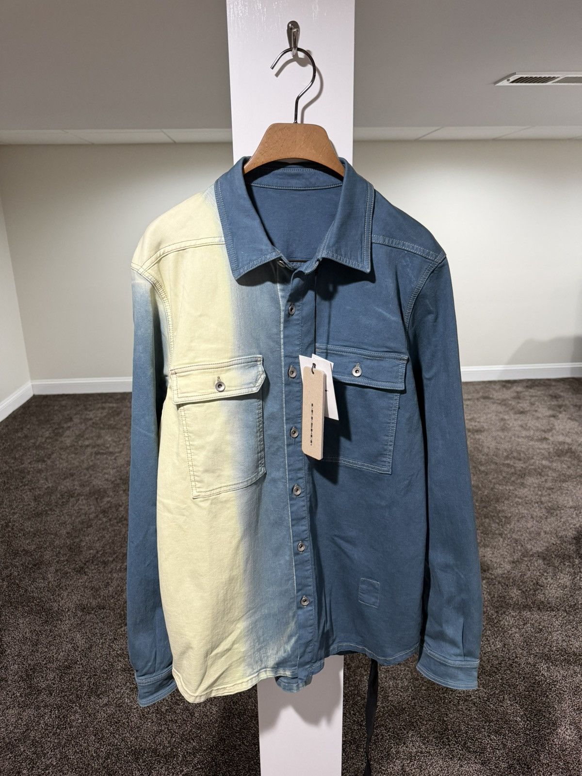 Rick Owens Drkshdw Rick Owens Hustler Denim Overshirt | Grailed