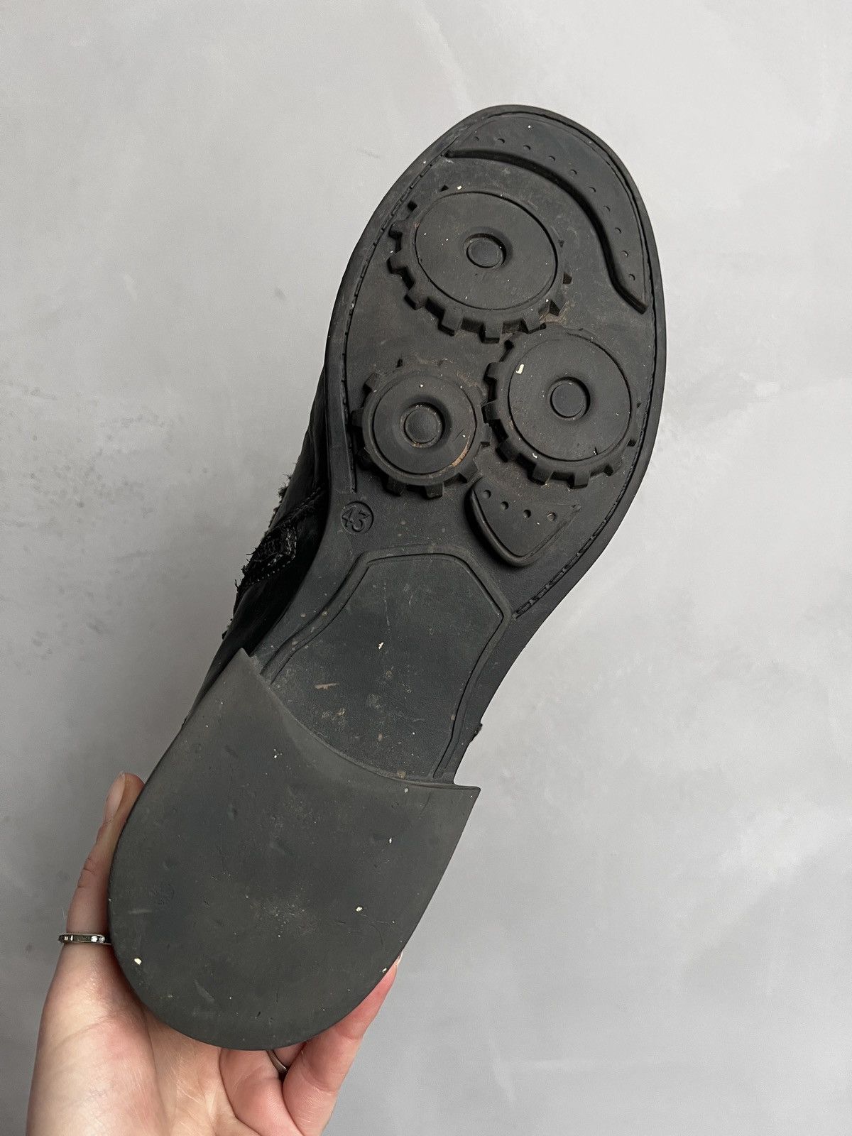Other Archive ankle leather belted guidi style boots avant garde Size US 10 / EU 43 - 11 Thumbnail