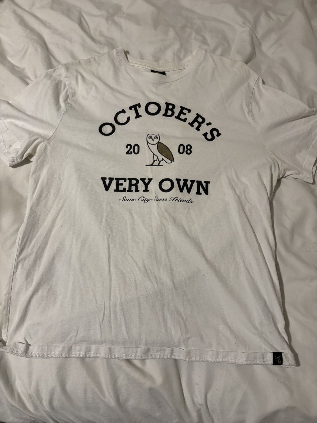 October's Very Own OVO Classic White Tee Size US XL / EU 56 / 4 - 1 Thumbnail