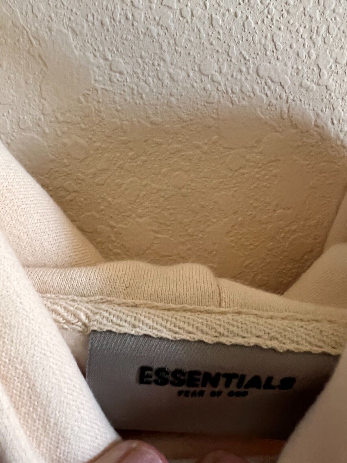 Fear of God FEAR OF GOD ESSENTIALS Men's Hoodie CREAM Small Size US S / EU 44-46 / 1 - 5 Thumbnail