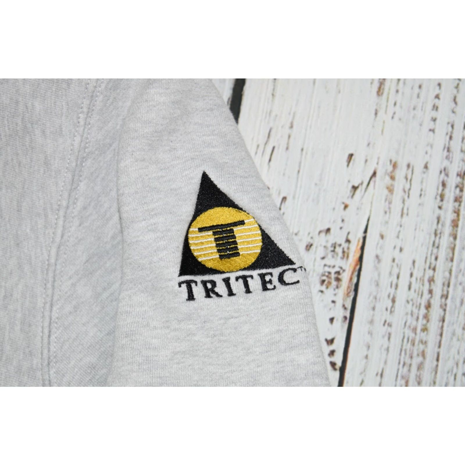 Vintage VINTAGE Sport-Tek Hoodie Shirt Mens XL Heather Gray 90s Honda Racing TRITEK Pullover Size US XL / EU 56 / 4 - 3 Thumbnail