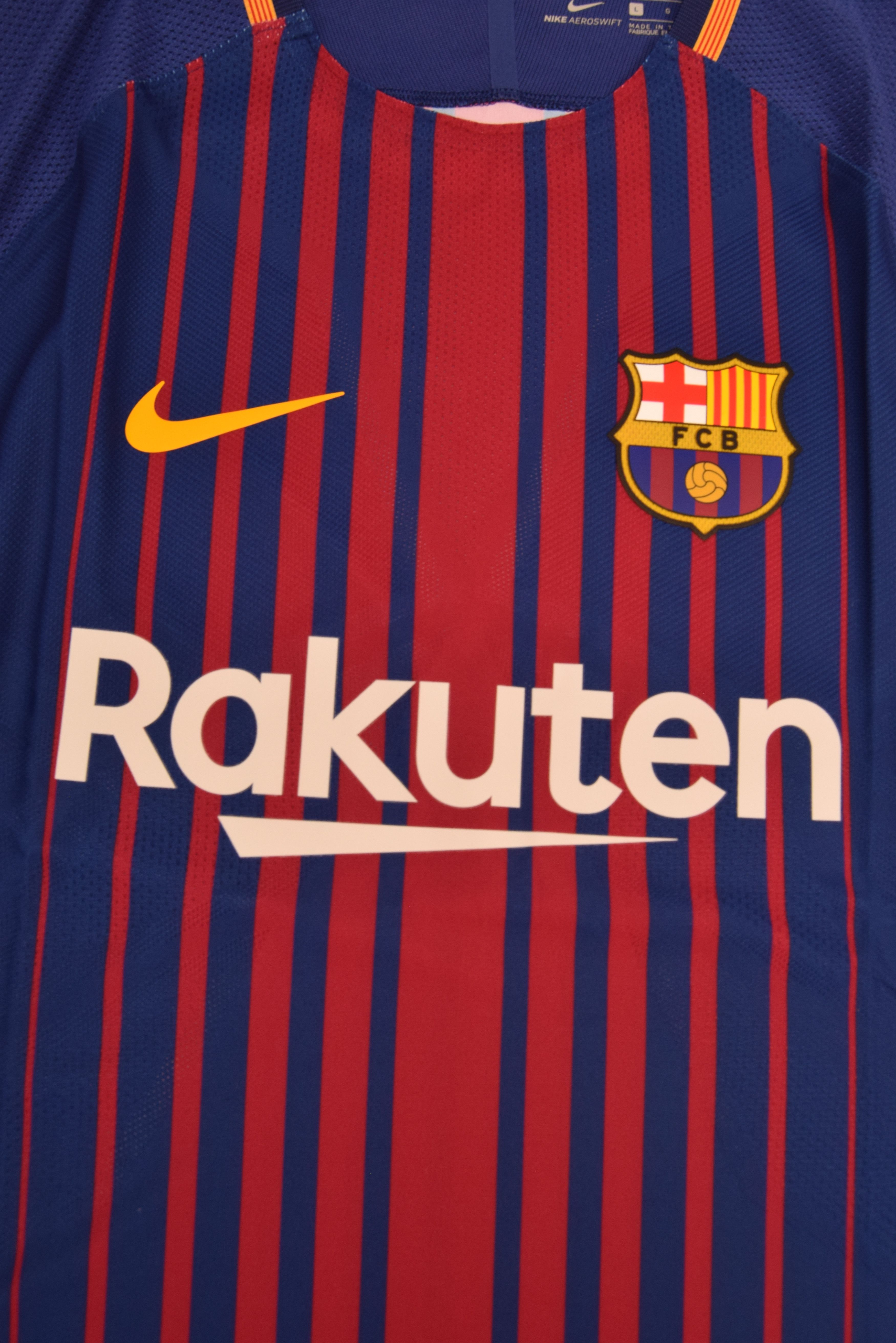 FC Barcelona Nike Aeroswift ユニフォーム Sサイズ Nike Aeroswift Barcelona away La Liga 2017 2018 Messi | eBay