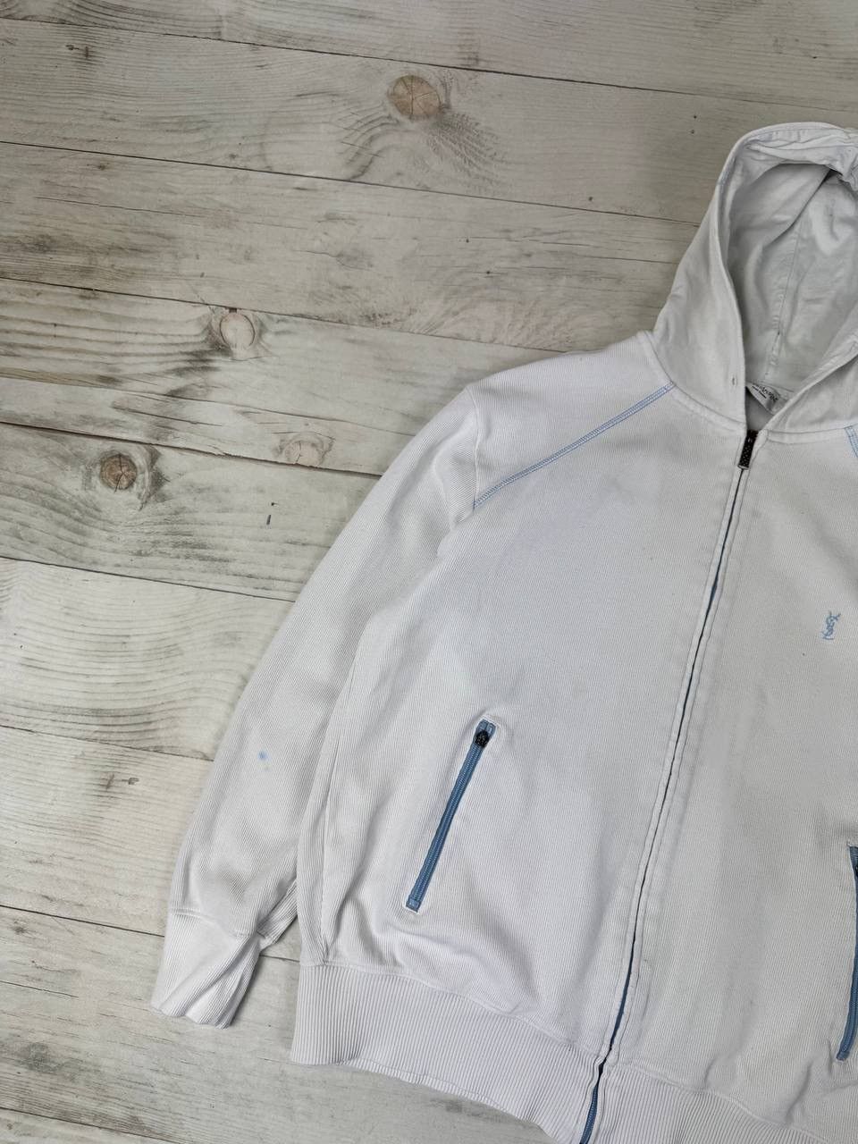 Yves Saint Laurent Vintage Yves Saint Laurent YSL Zip Up Hoodie Size US S / EU 44-46 / 1 - 5 Thumbnail