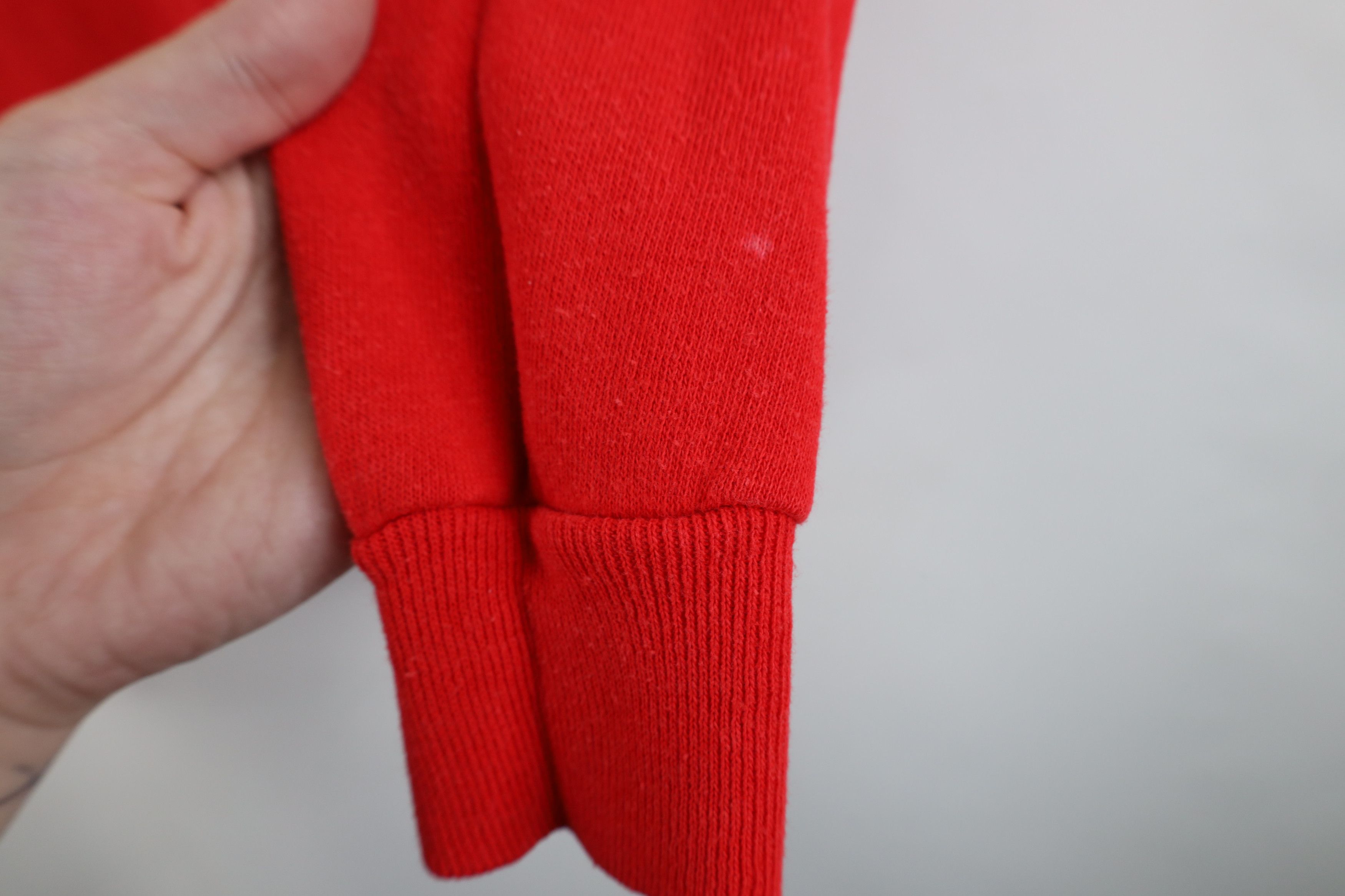 Vintage Vintage 80s Streetwear Bear Crewneck Sweatshirt Red USA Size M / US 6-8 / IT 42-44 - 7 Thumbnail