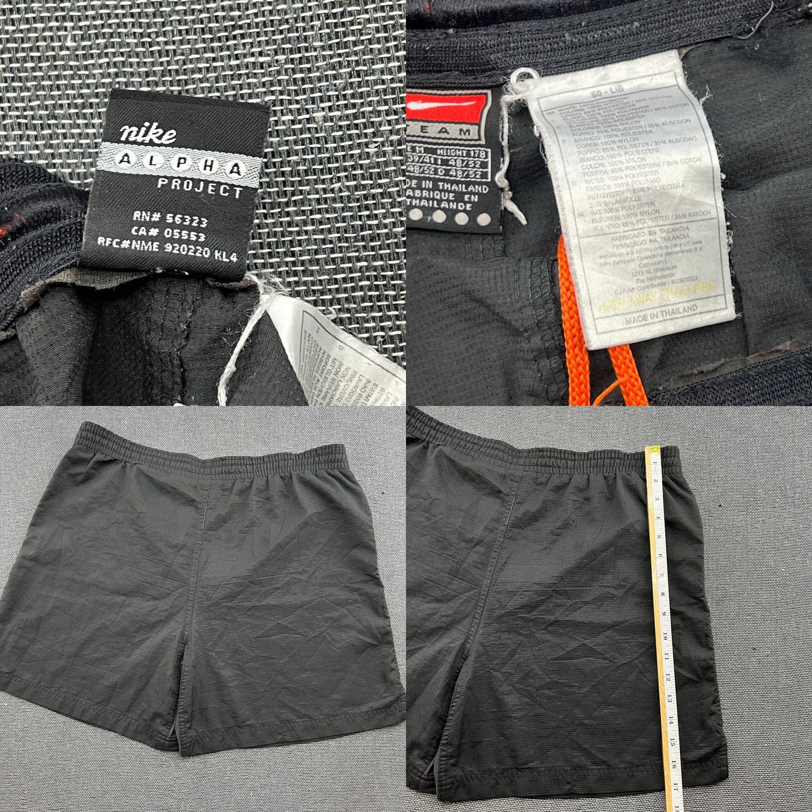 Adidas Nike Black Netherlands 2000 2001 2002 Mens Shorts Medium Home Football adidas Size US 31 - 8 Thumbnail