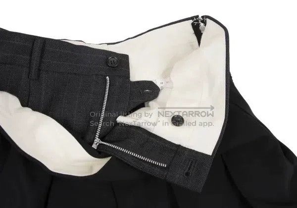 Comme des Garcons Comme Des Garcons size S Black Retro Striped Fake Pants Size 23" - 5 Thumbnail