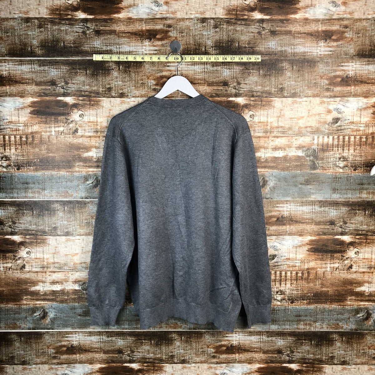 GU GU Grey Cardigan Knitwear #A1545 Size US XL / EU 56 / 4 - 12 Thumbnail