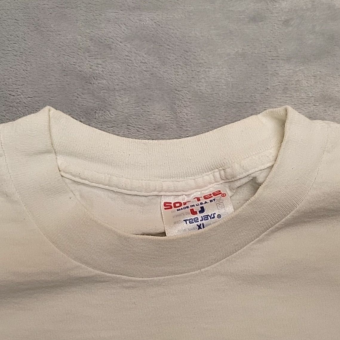 Vintage VINTAGE Cinemax World Tour 94 Shirt Mens XL White Globe Retro Movie Made In The USA Shirt Mens XL White Globe Movie USA Size US XL / EU 56 / 4 - 7 Thumbnail
