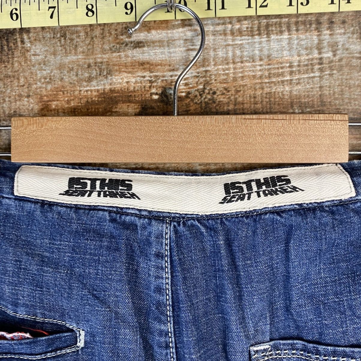 Japanese Brand DL Raw Blue Vintage faded Denim Pants #C1252 Size US 35 - 20 Thumbnail