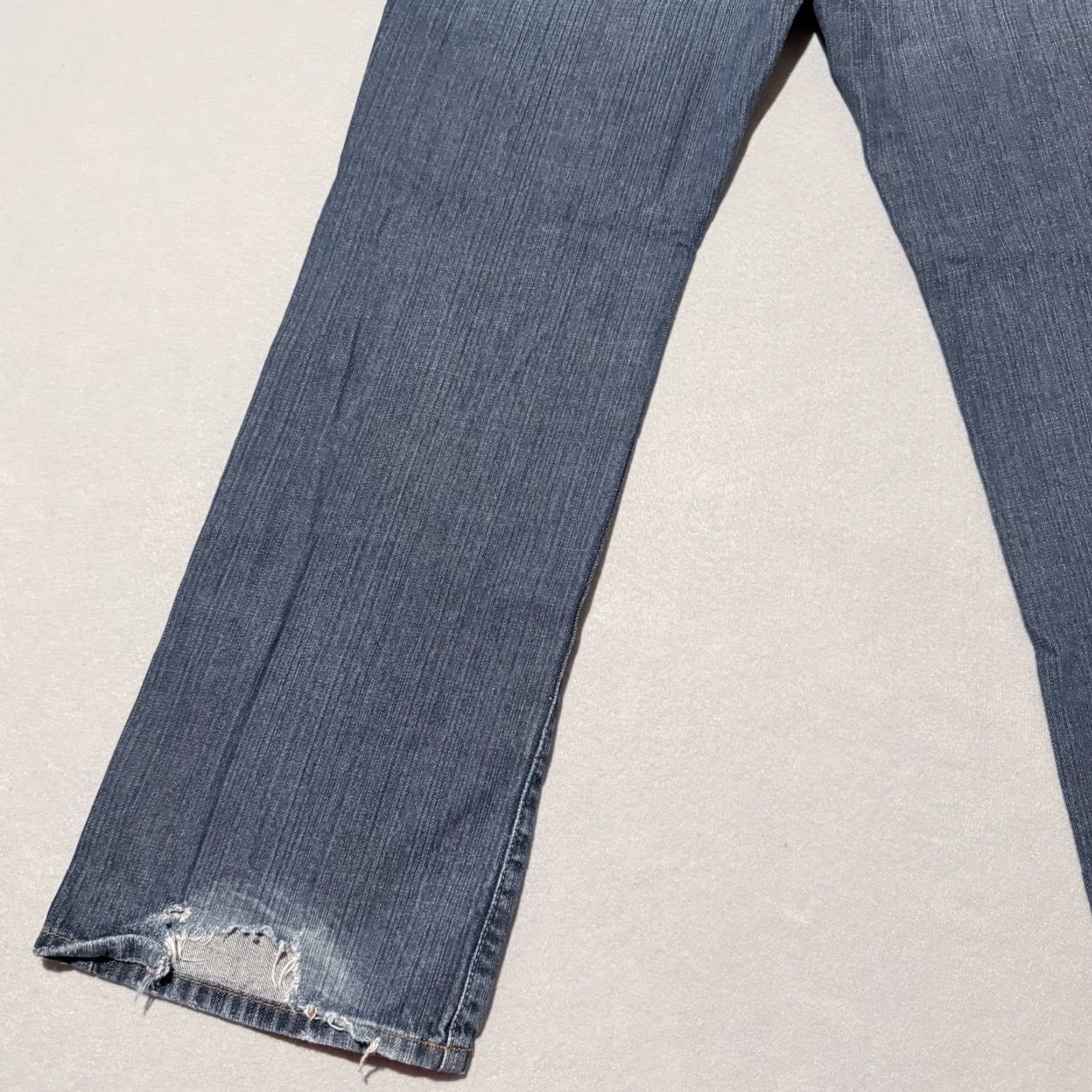 Lucky Brand Lucky Brand Jeans Men Blue Slim Boot Leg Mid-Rise Zip Fly 36 - Denim, 5-Pocket, Distressed, Regular Size Size US 36 / EU 52 - 7 Thumbnail
