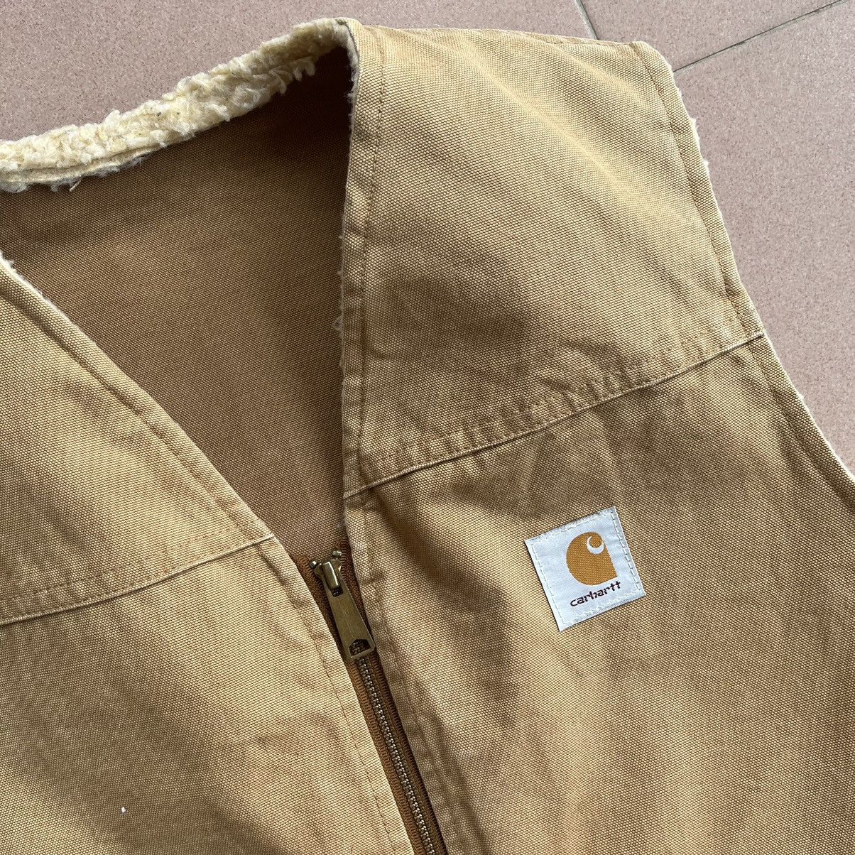 Carhartt × Vintage Carhart duck Brown Vest Size US L / EU 52-54 / 3 - 4 Thumbnail