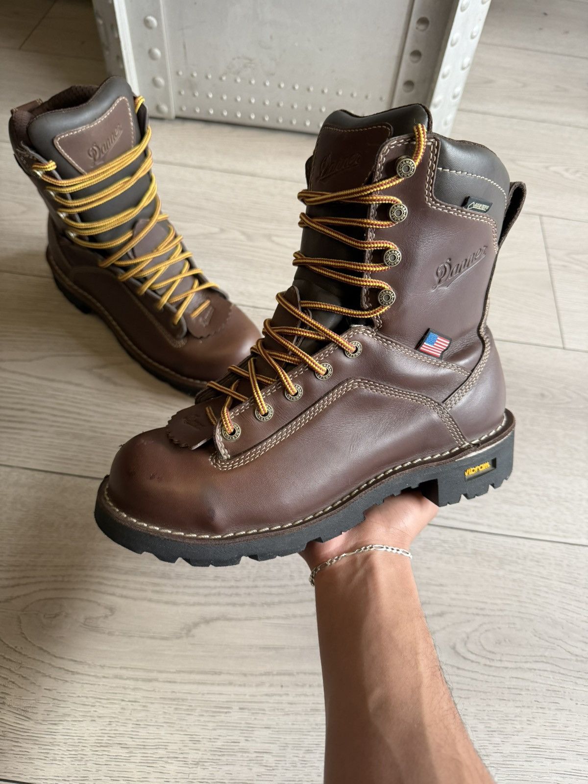 Danner Danner X Gore-Tex Leather Boots Made in USA Size US 7 / EU 40 - 1 Thumbnail