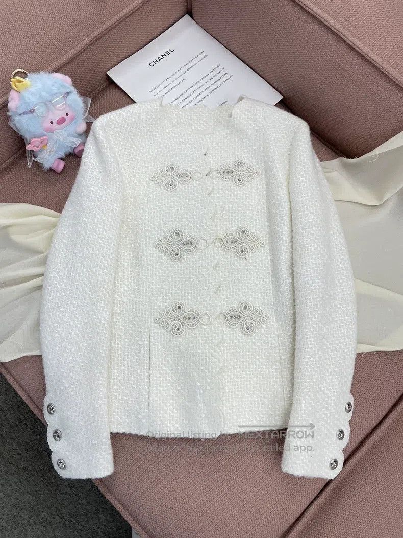 Chanel Chanel 20K Equestrian Series Ruffled Nailed Bead Buckle Ja Size XS / US 0-2 / IT 36-38 - 1 Thumbnail