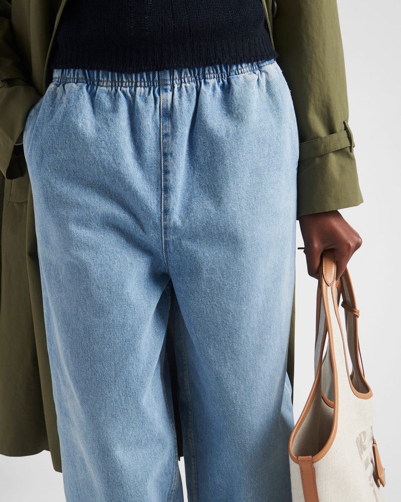 Prada o1B3y1r0526 Denim Jeans in Sky Blue Size 28" / US 6 / IT 42 - 4 Thumbnail