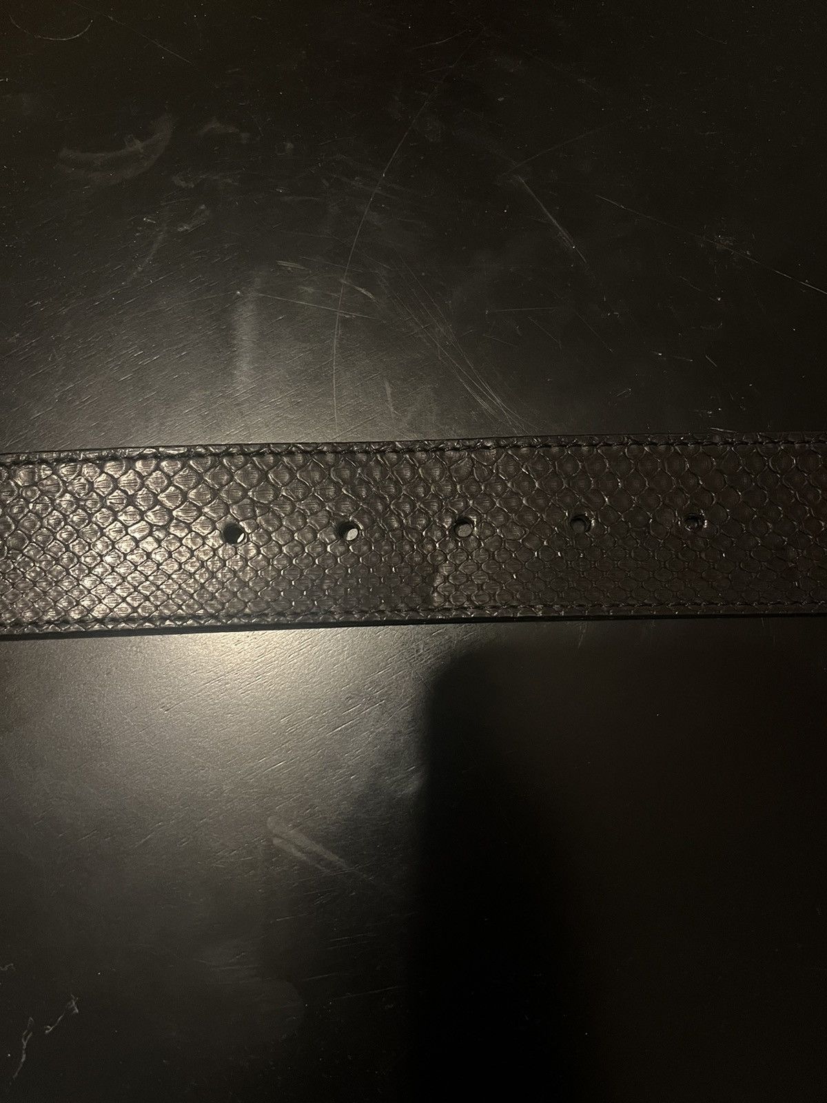Louis Vuitton Louis Vuitton python belt Size 36 - 8 Thumbnail