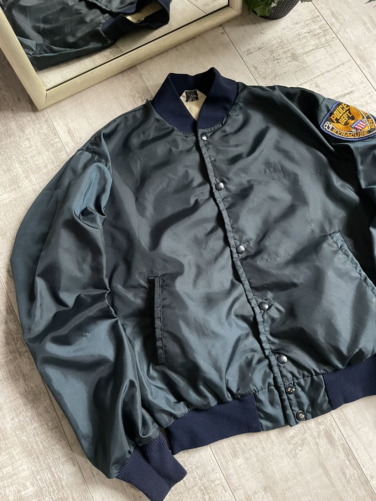 Vintage Police Dept Vintage 70’s Nylon Bomber Syracuse New York RARE Size US M / EU 48-50 / 2 - 5 Thumbnail
