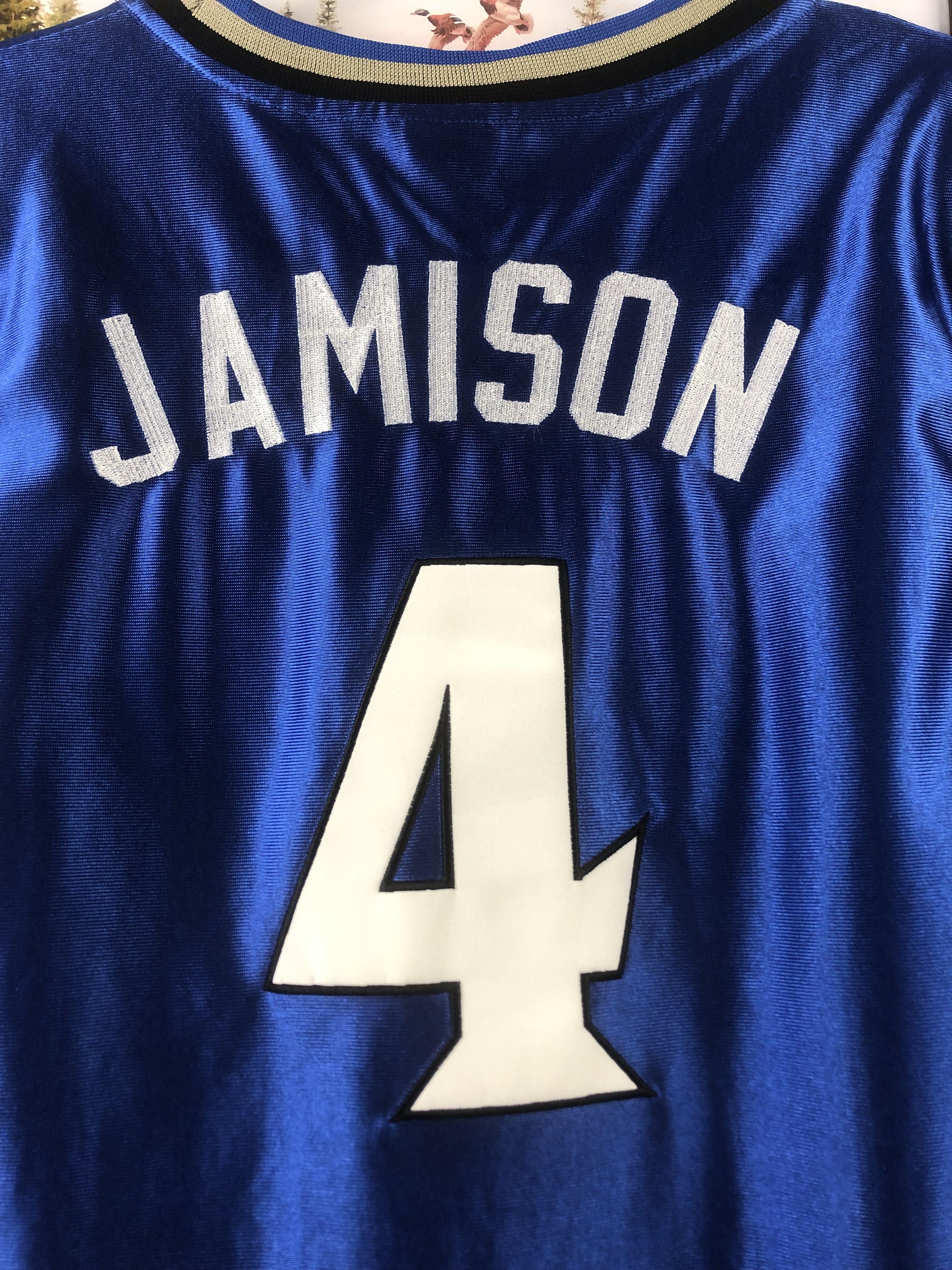 Champion Vintage Champion Warriors Jersey Jamison Blue NBA Mens Shirt Size US XXL / EU 58 / 5 - 12 Thumbnail