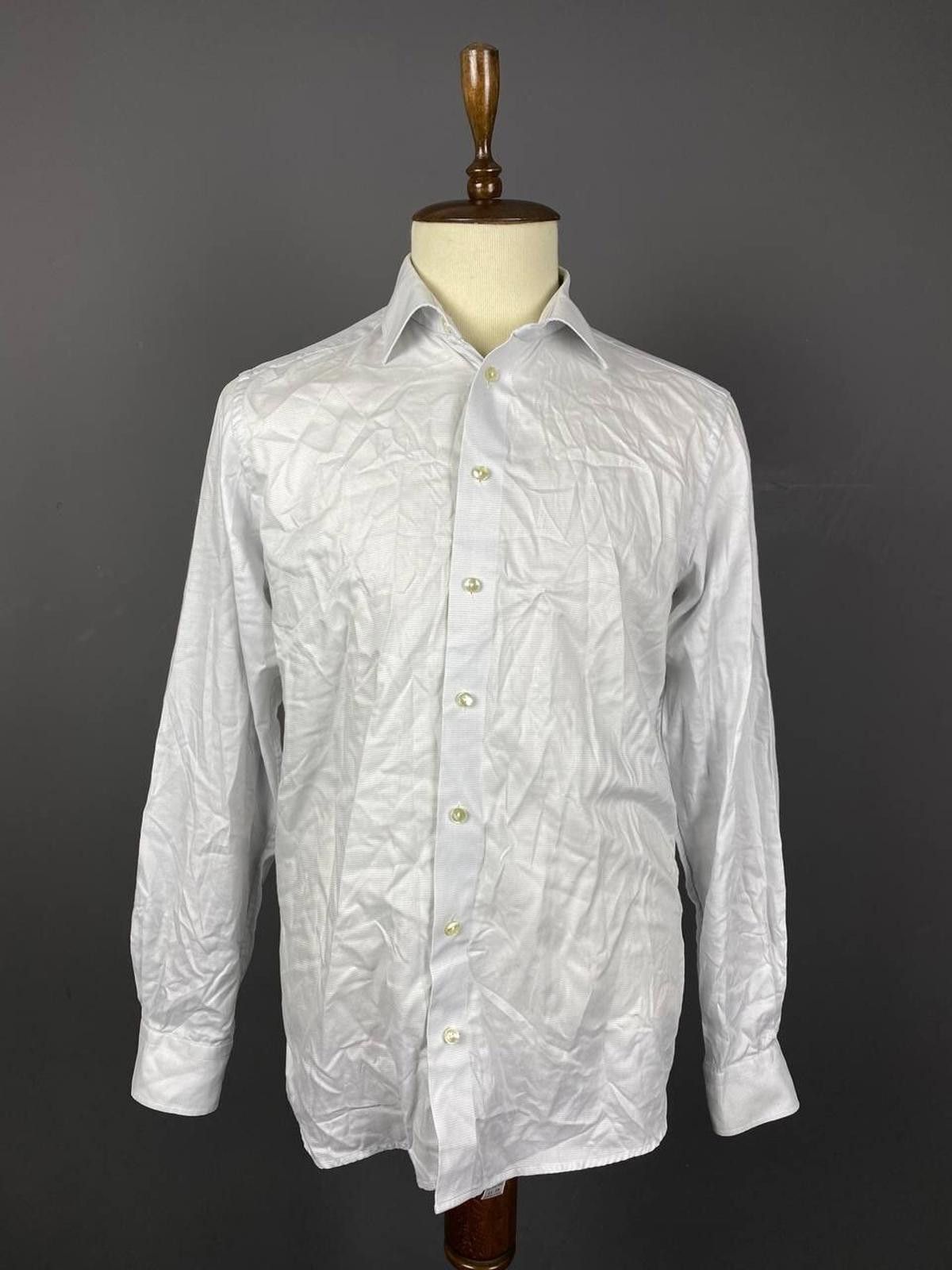 Etro Etro Milano White Stripe Button Down Shirt Size 41 Size US M / EU 48-50 / 2 - 1 Thumbnail