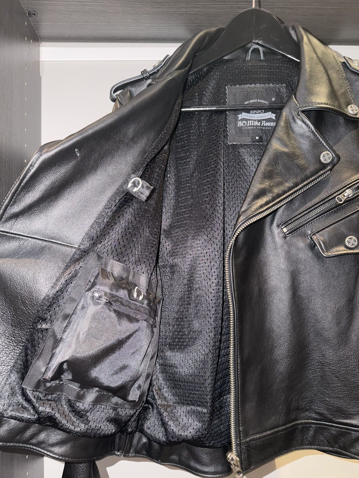 Other Genuine Cowhide Leather Moto Biker Jacket Size US M / EU 48-50 / 2 - 3 Thumbnail