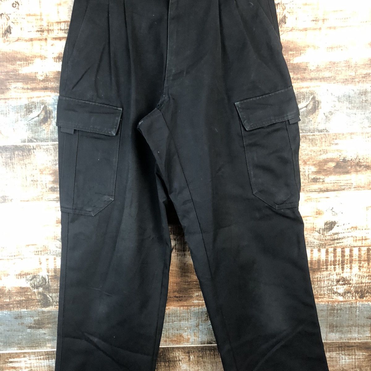 Japanese Brand DL Japanese Brand Black Cargo Multipocket Pants #C694 Size US 28 / EU 44 - 5 Thumbnail