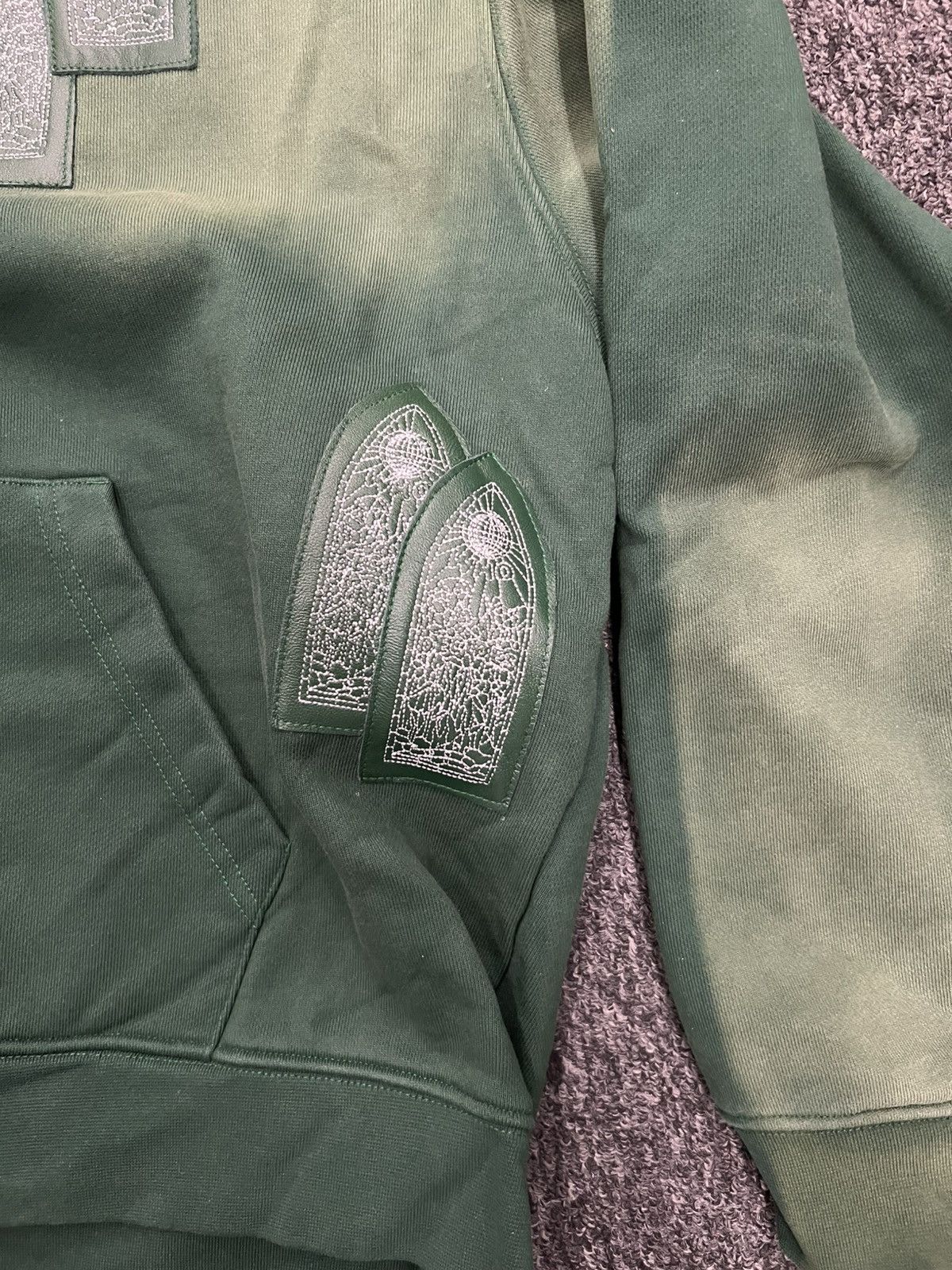 Who Decides War Sample wash leather patch hoodie Size US L / EU 52-54 / 3 - 4 Thumbnail